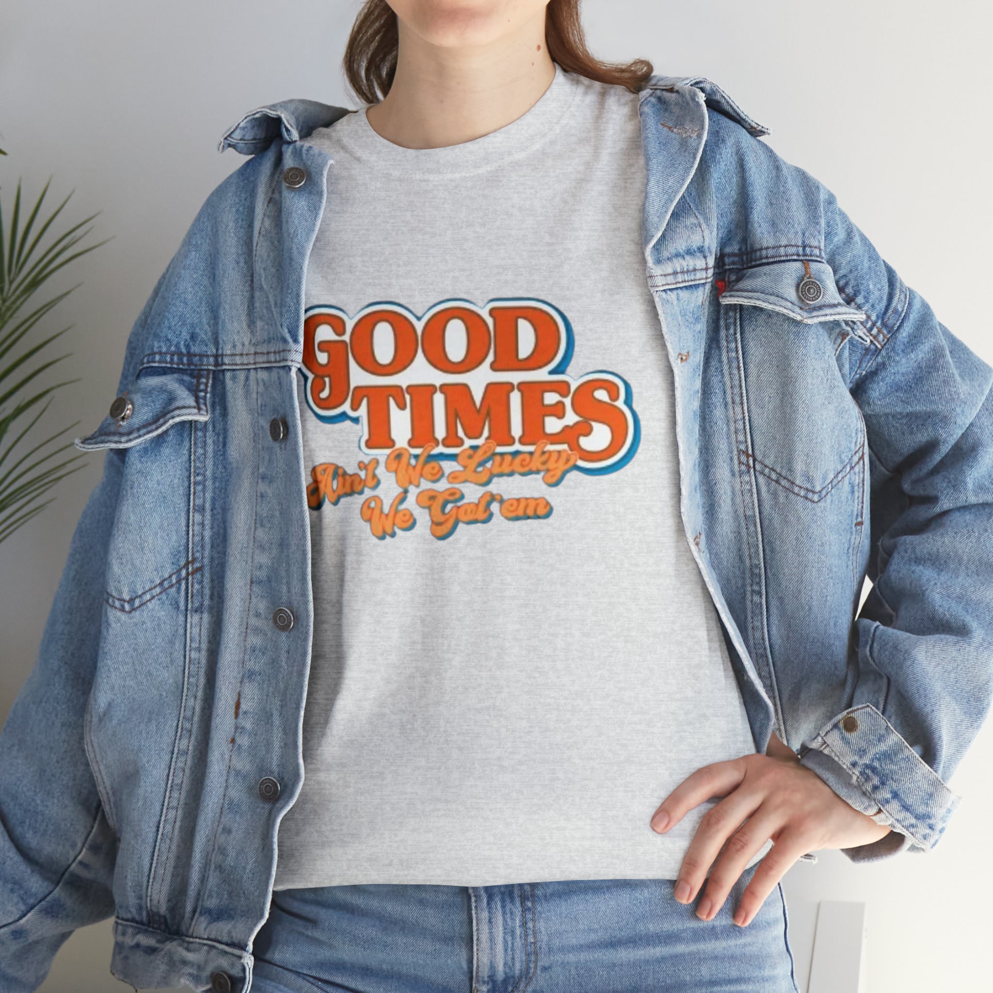Good Times 70's TV Show- Unisex Heavy Cotton T-Shirt - Creations by Chris and Carlos
