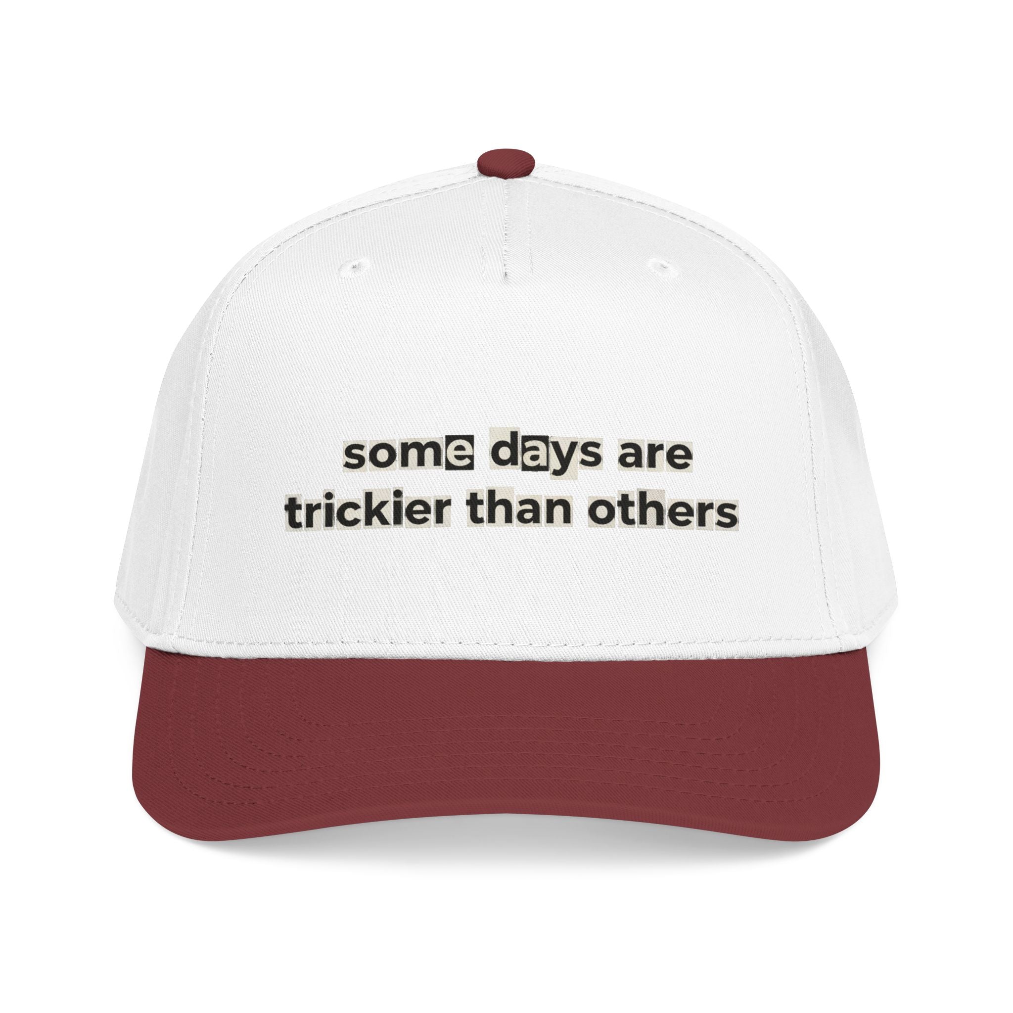 Baseball Cap — "Some Days Are Trickier Than Others" Patch - Creations by Chris and Carlos
