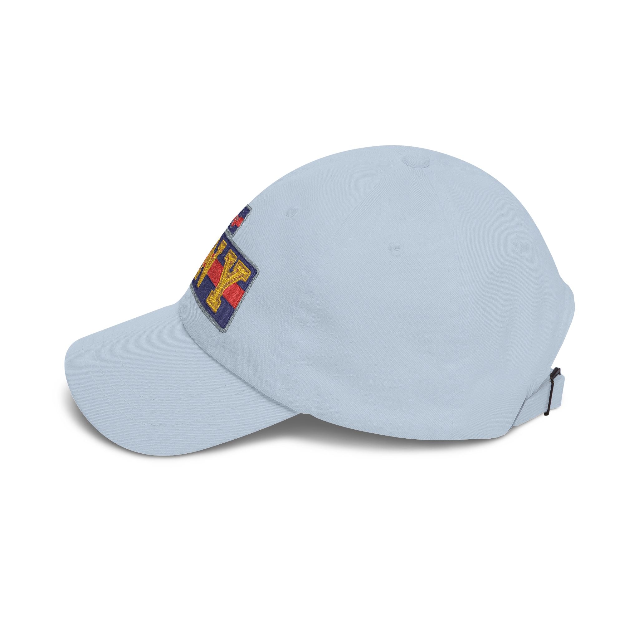 BNY Embroidered Dad Cap — Vintage Varsity Patch Baseball Hat - Creations by Chris and Carlos