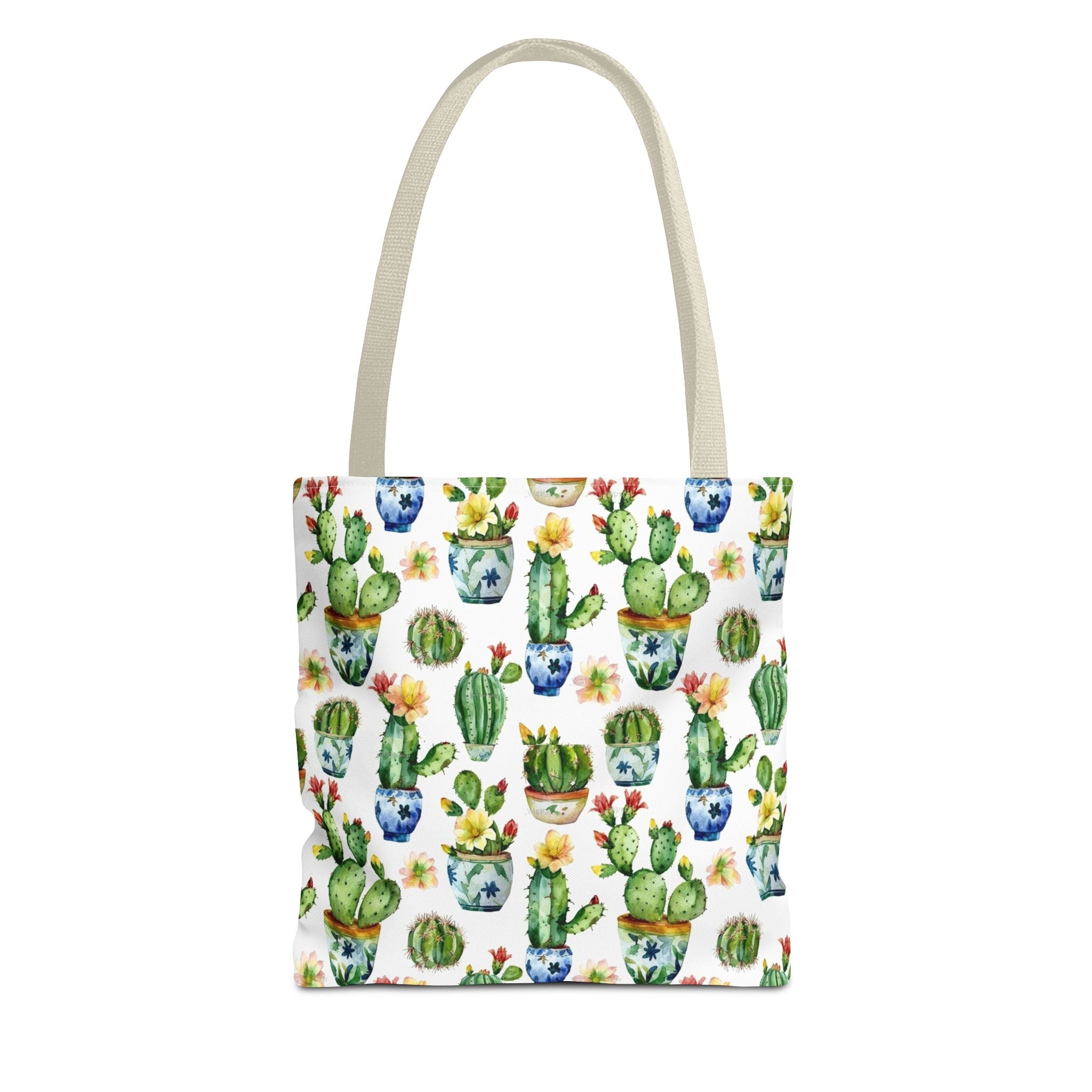 Sol y Alegría (Sun and Joy) Collection- Cactus Succulent Pattern Microfiber Blanket Soft Velveteen Throw for Home & Garden Lovers Cactus Watercolor Tote Bag – Floral Potted Succulent Pattern All-Over Print - Creations by Chris and Carlos