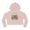 Cropped Hoodie — 'Love Shack Rose Cottage' Vintage Floral Cottagecore Sweatshirt