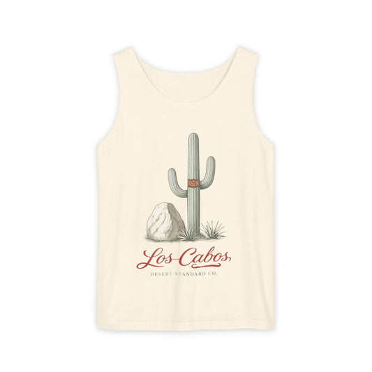Los Cabos Cactus Tank Top — Desert Travel Graphic Tank - Creations by Chris and Carlos