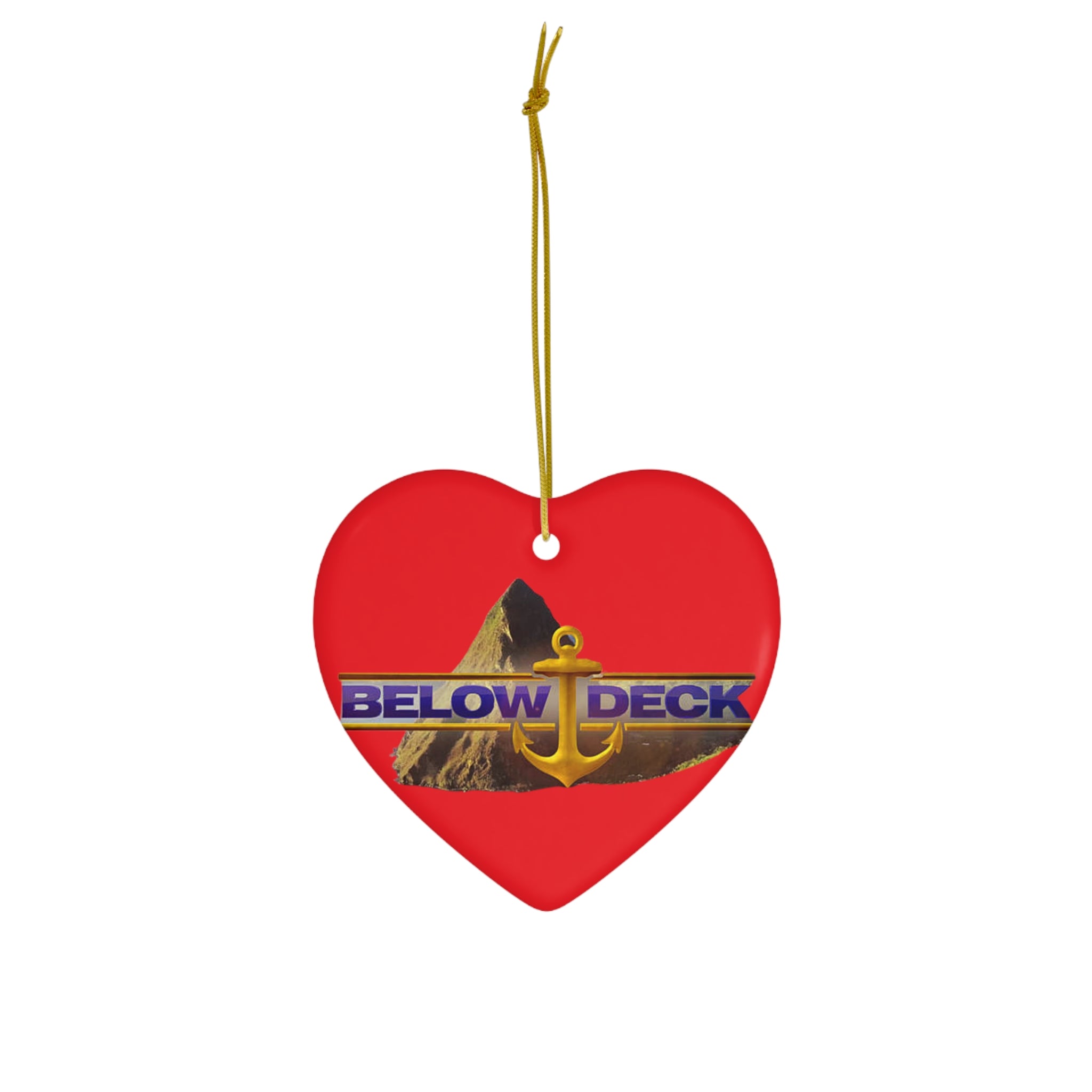 Below Deck- Ceramic Ornament, 4 Shapes - Creations by Chris and Carlos