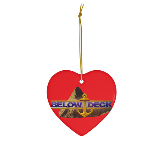 Below Deck- Ceramic Ornament, 4 Shapes - Creations by Chris and Carlos
