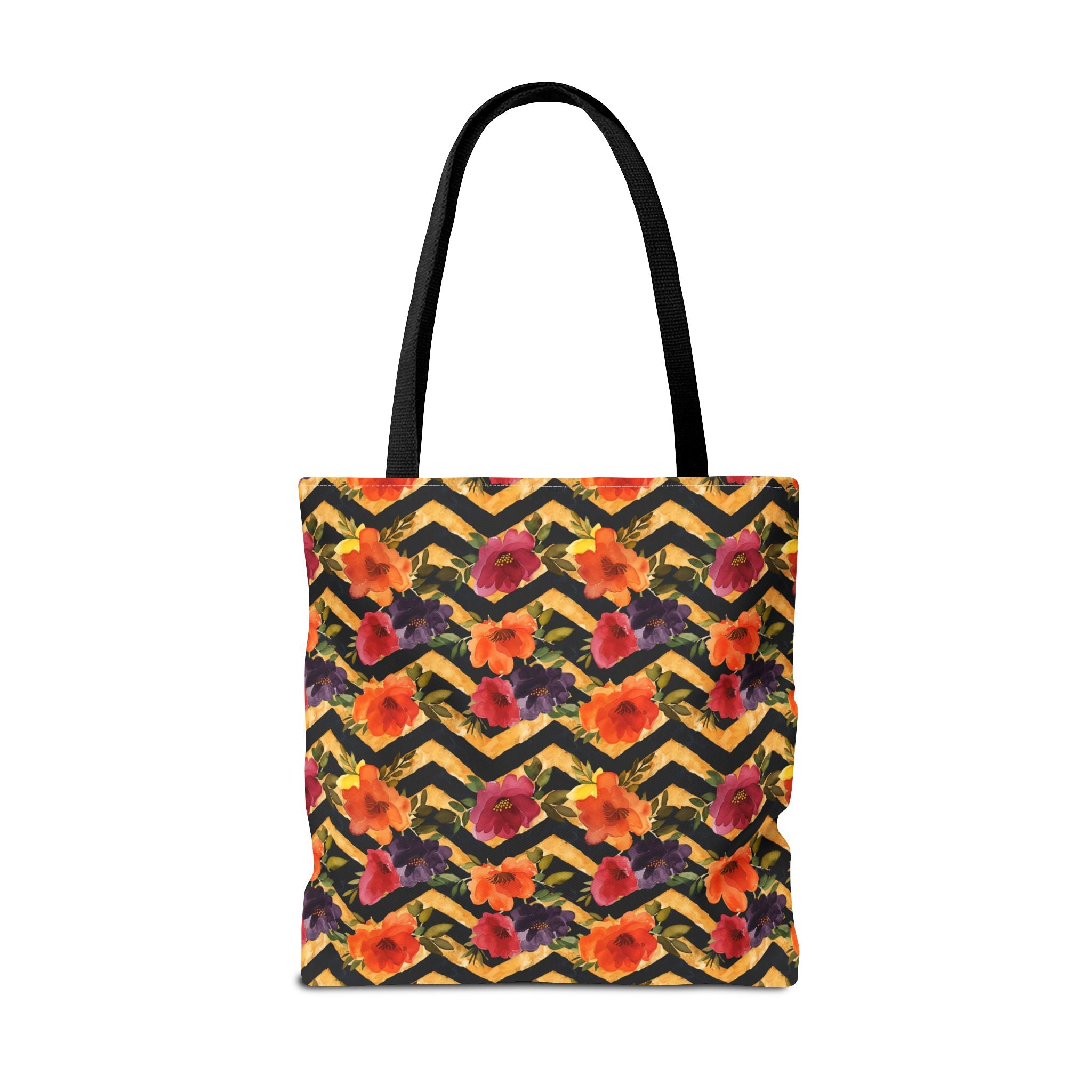 Sol y Alegría (Sun and Joy) Collection- Cactus Succulent Pattern Microfiber Blanket Soft Velveteen Throw for Home & Garden Lovers Floral Chevron Tote Bag — Bright Orange & Pink All-Over-Print Beach Shopper - Creations by Chris and Carlos