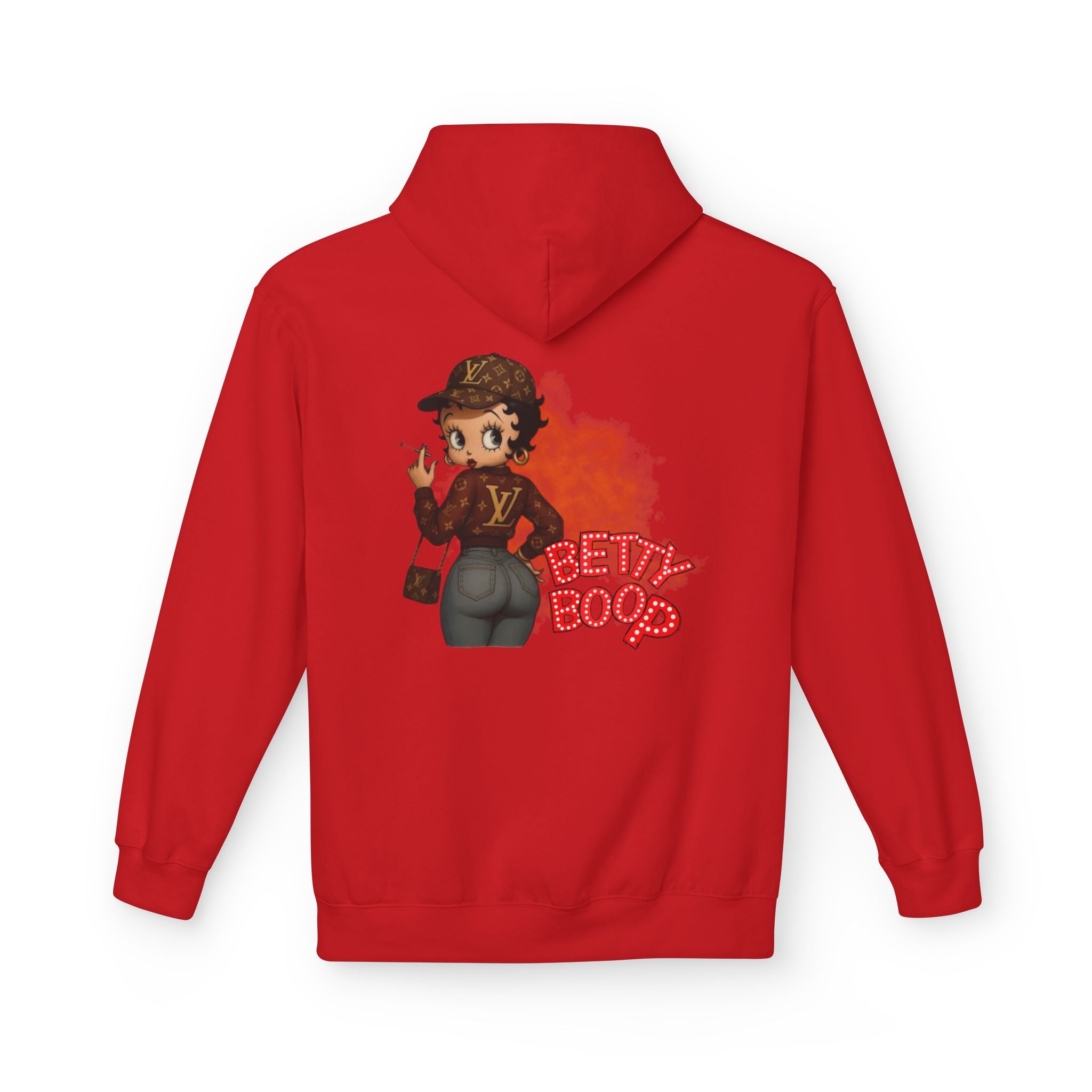 Betty Boop Designer Logo Hoodie — Retro Cartoon Graphic Pullover - Creations by Chris and Carlos