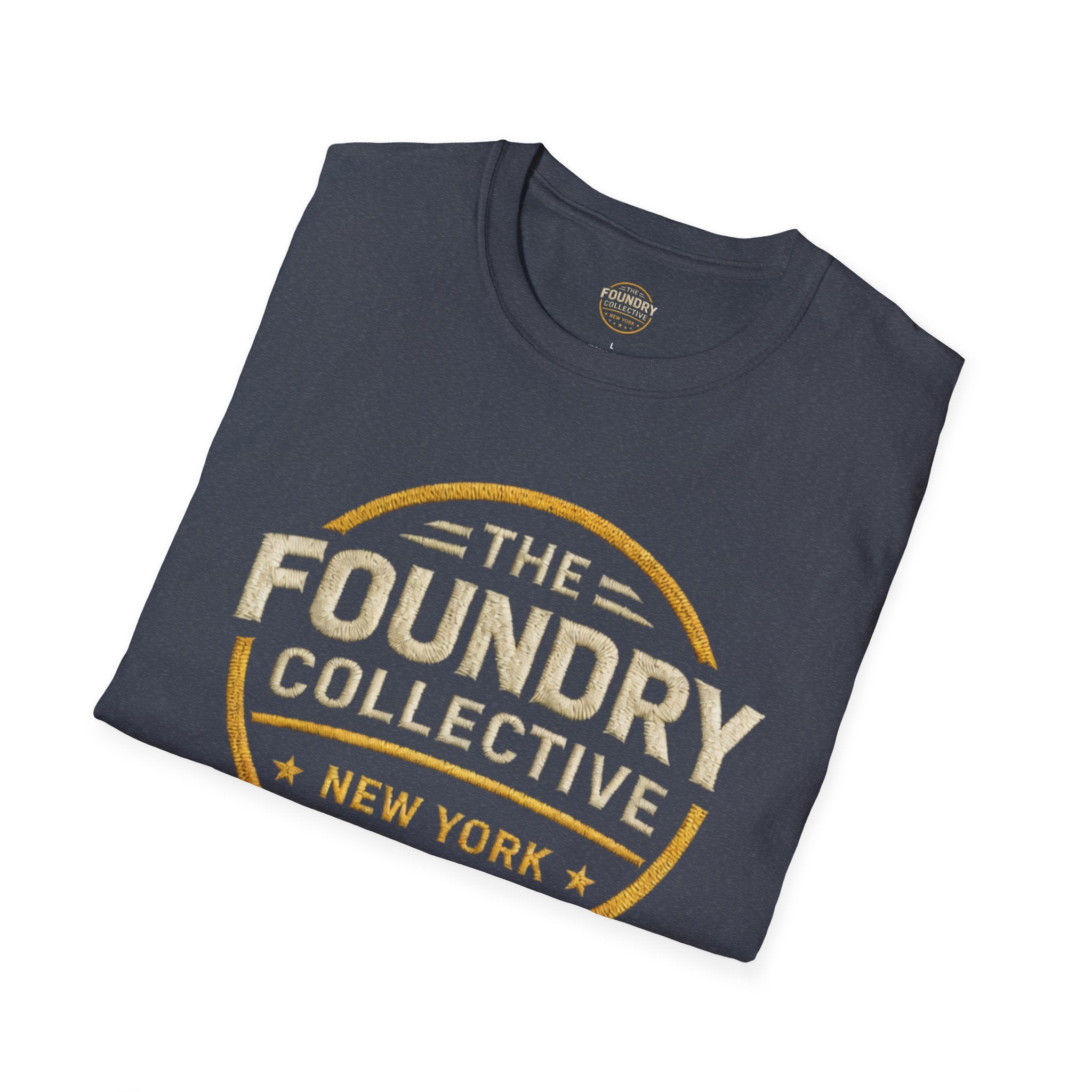 The Foundry Collective New York T-Shirt — Vintage Badge Logo Tee - Creations by Chris and Carlos