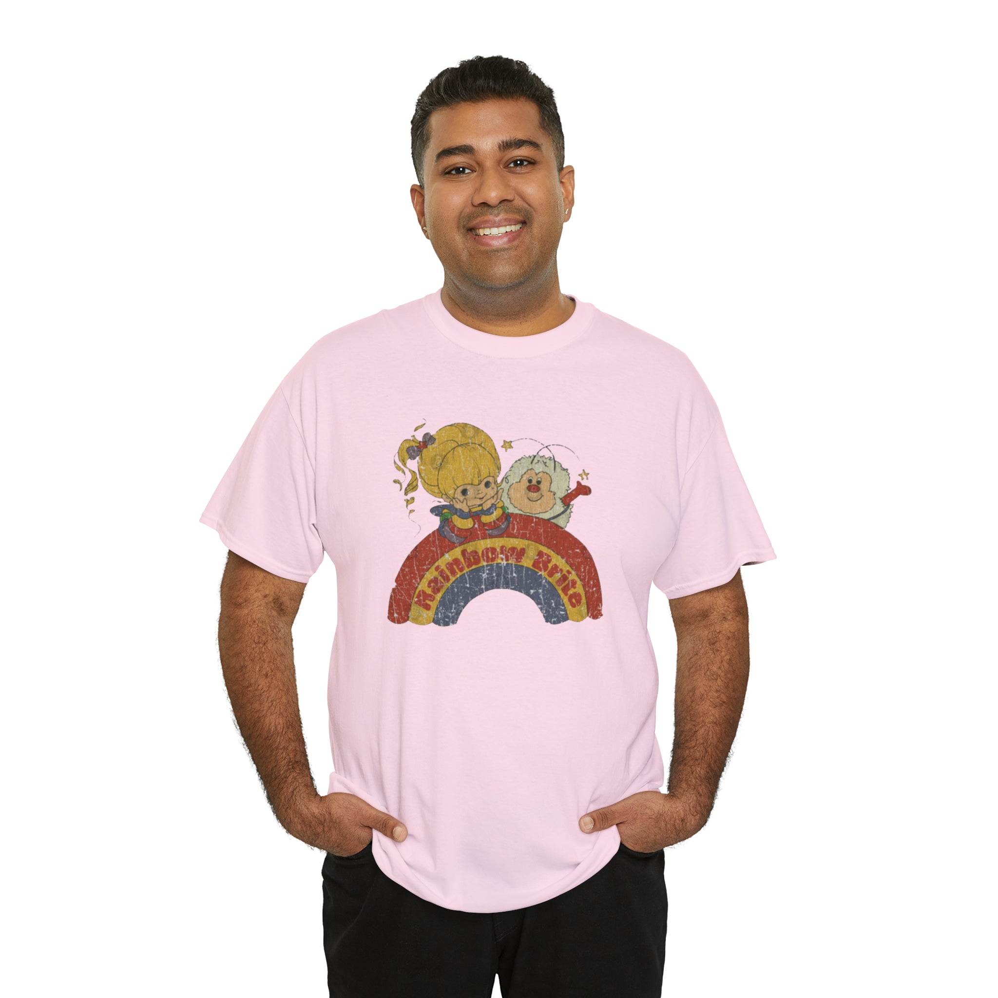 Rainbow Bright- Unisex Heavy Cotton T-Shirt - Creations by Chris and Carlos