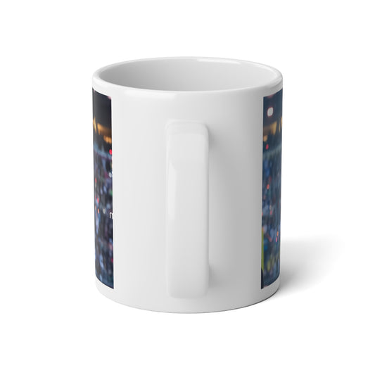 20oz Jumbo Mug — "XenoFobia (conejitoman)" Stadium Photo Coffee Cup - Creations by Chris and Carlos