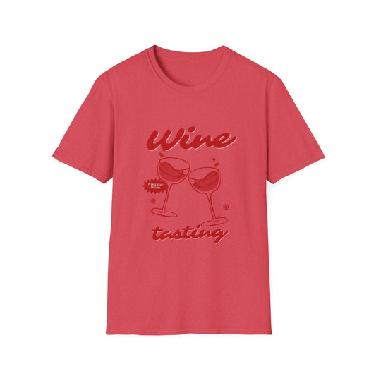Wine Tasting T-Shirt — Clinking Glasses Wine Lover Shirt - Creations by Chris and Carlos
