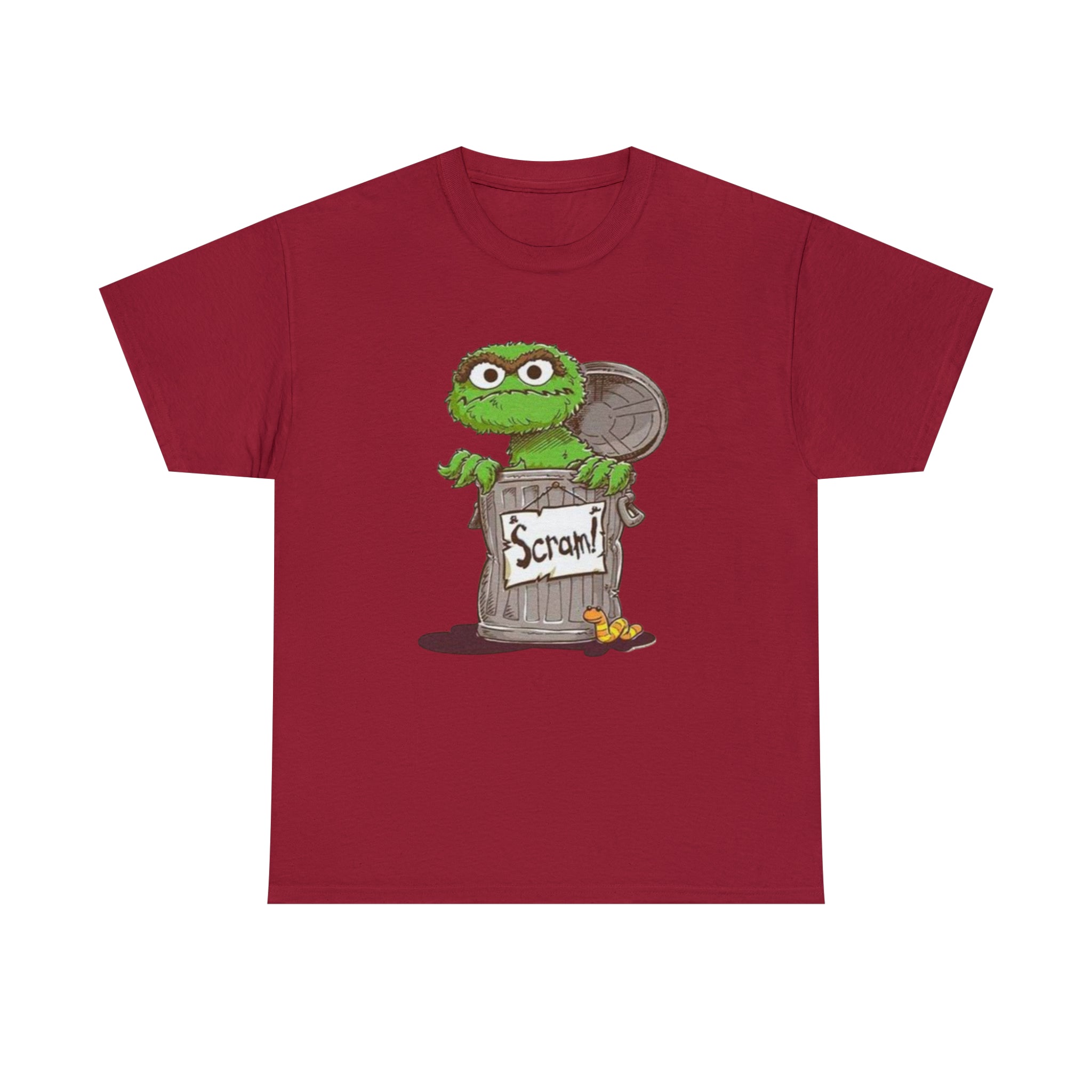 Oscar the Grouch- Unisex Heavy Cotton T-Shirt - Creations by Chris and Carlos