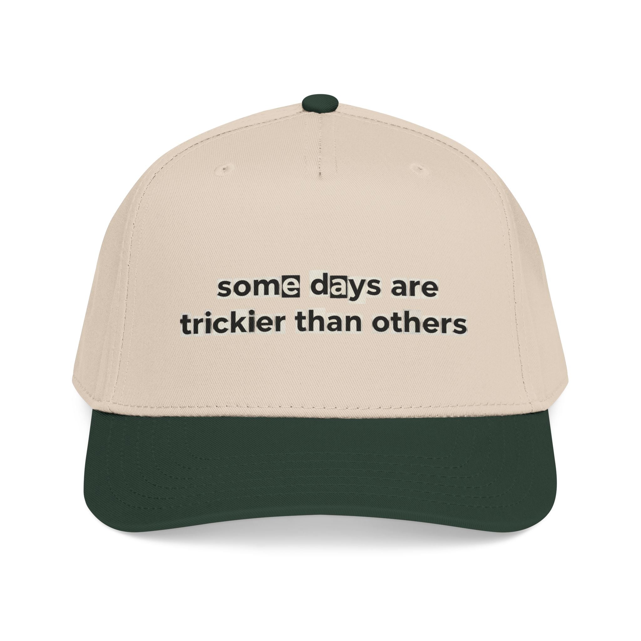 Baseball Cap — "Some Days Are Trickier Than Others" Patch - Creations by Chris and Carlos