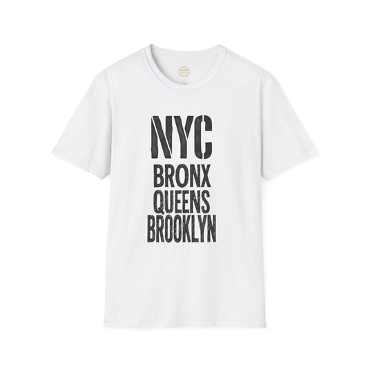 The Foundry Collective NYC Bronx Queens Brooklyn T-Shirt — Vintage NYC Boroughs Tee - Creations by Chris and Carlos