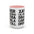 Paradise TV Show Typography Names Accent Coffee Mug — Bold Black Name List Design (11/15oz) - Creations by Chris and Carlos
