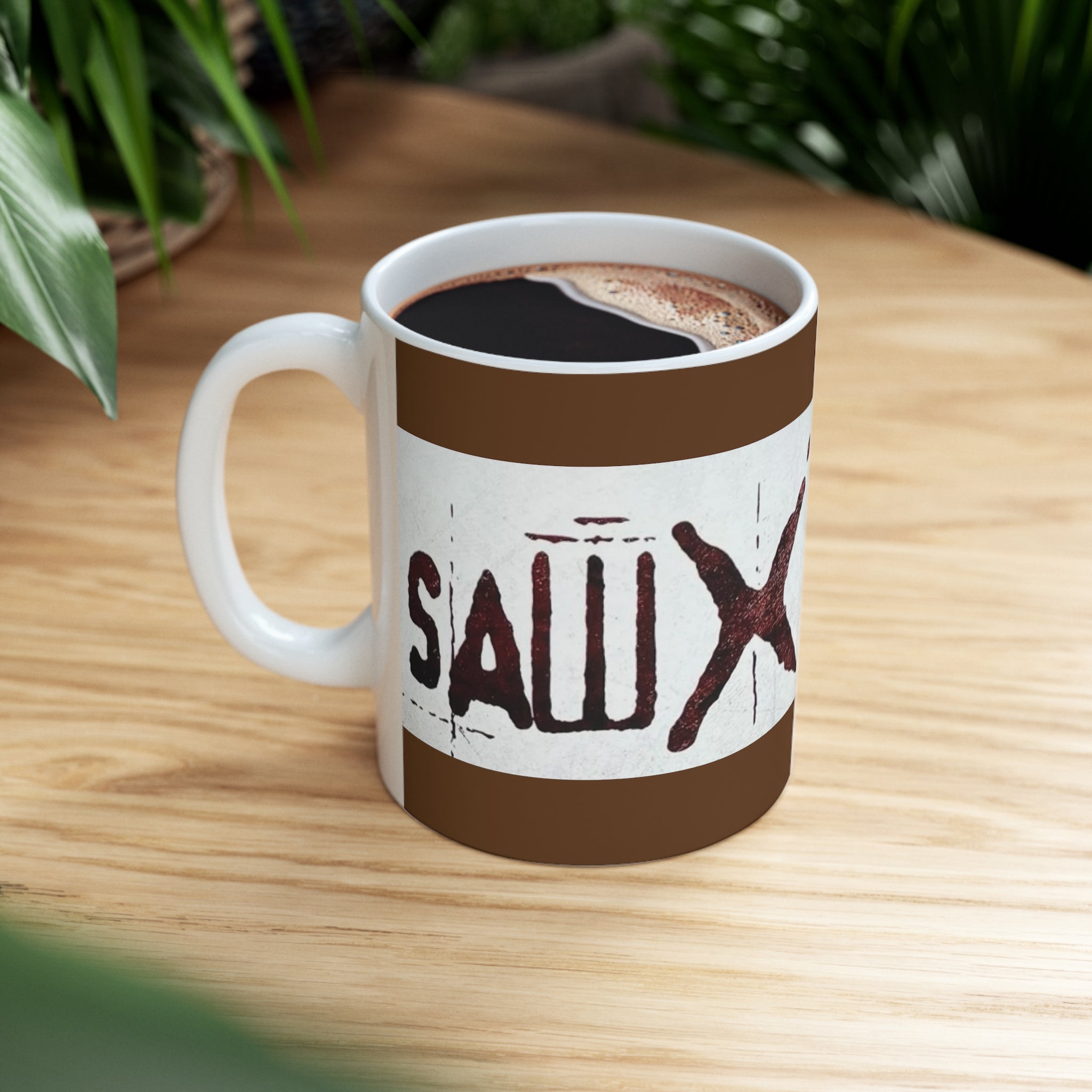 Saw X Movie-  White Ceramic Mug - Creations by Chris and Carlos