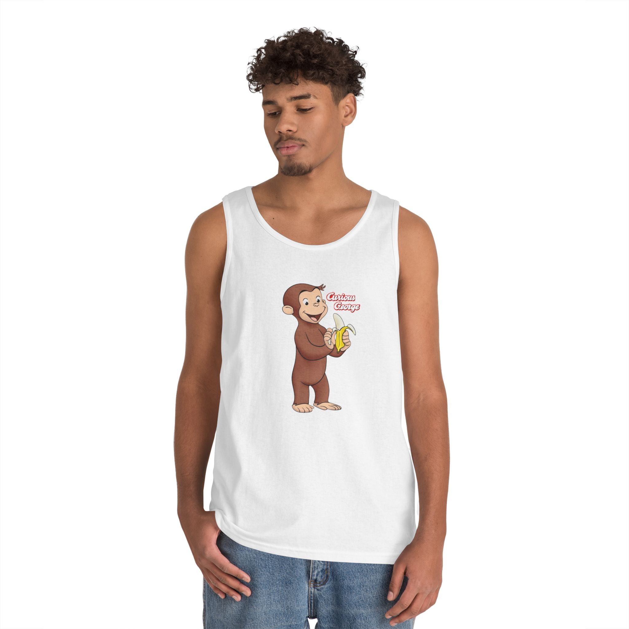 Curious George Monkey Banana Tank Top - Creations by Chris and Carlos