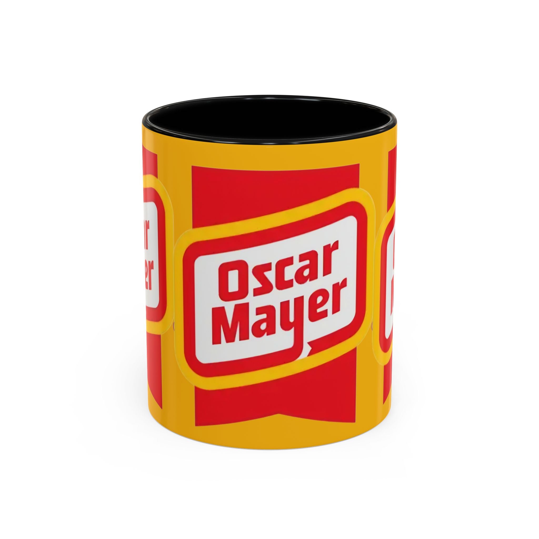 Accent Mug — Retro Oscar Mayer Logo Coffee Cup (11/15 oz) - Creations by Chris and Carlos