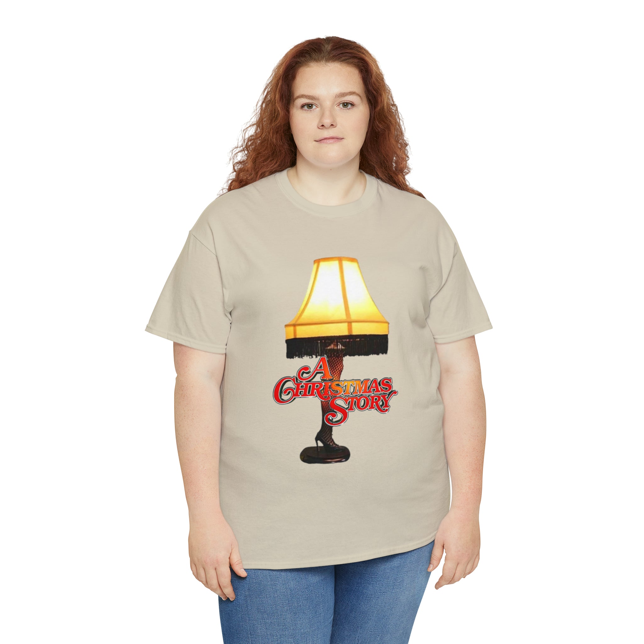 A Christmas Story- Leg Lamp Unisex Heavy Cotton T-Shirt - Creations by Chris and Carlos
