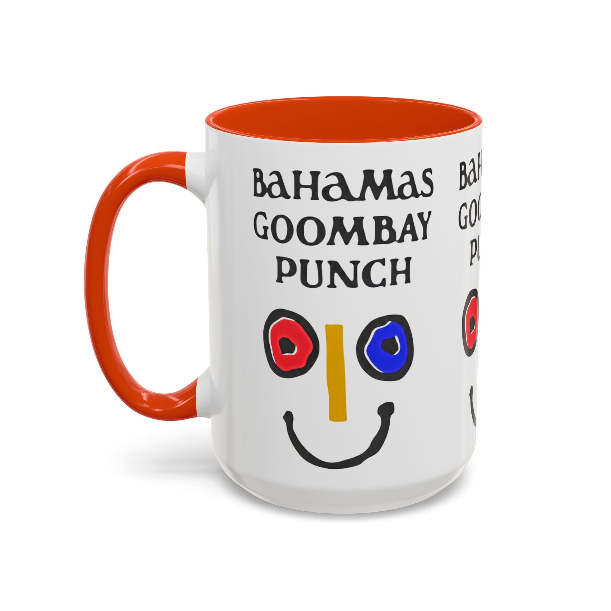 Bahamas Goombay Punch Mug — Colorful Caribbean Smile Coffee Cup (11oz, 15oz) - Creations by Chris and Carlos
