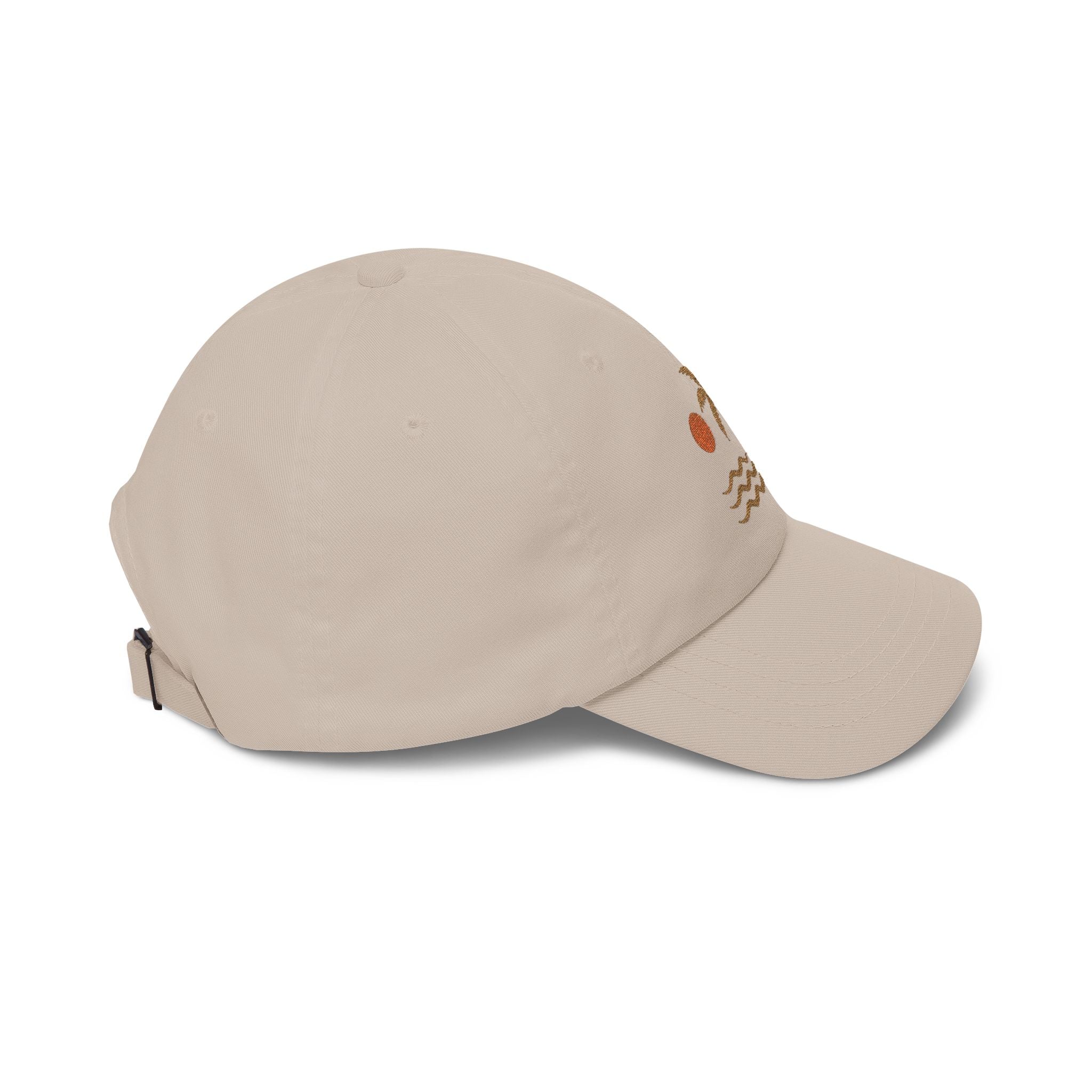 Dad Cap — Embroidered Palm Tree Sunset Beach Hat - Creations by Chris and Carlos