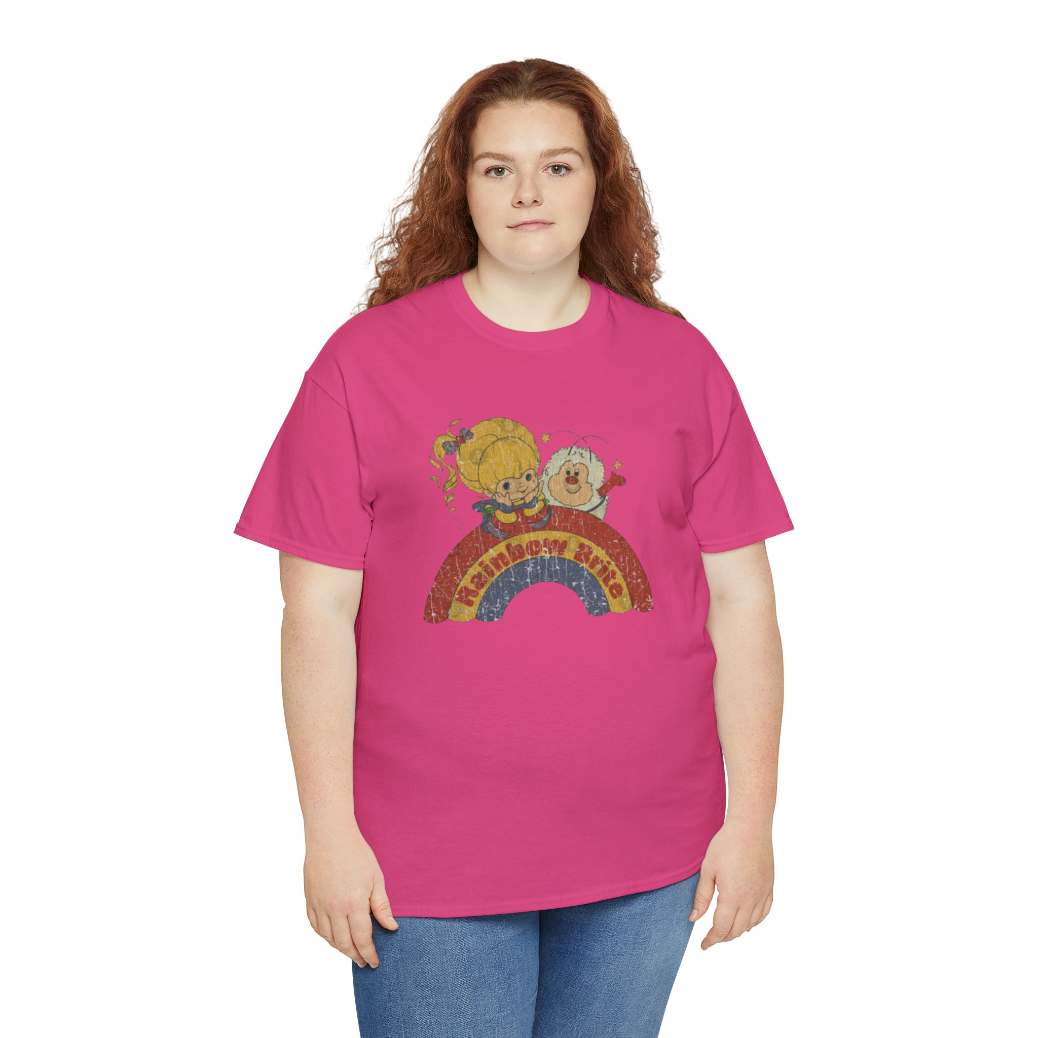 Rainbow Bright- Unisex Heavy Cotton T-Shirt - Creations by Chris and Carlos