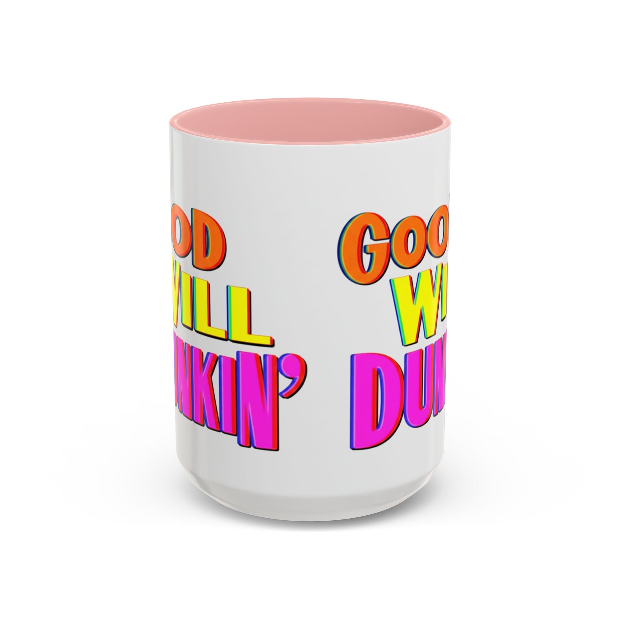 Good Will Dunkin' Coffee Mug — Colorful Retro Donut Lover Gift (11/15oz) - Creations by Chris and Carlos