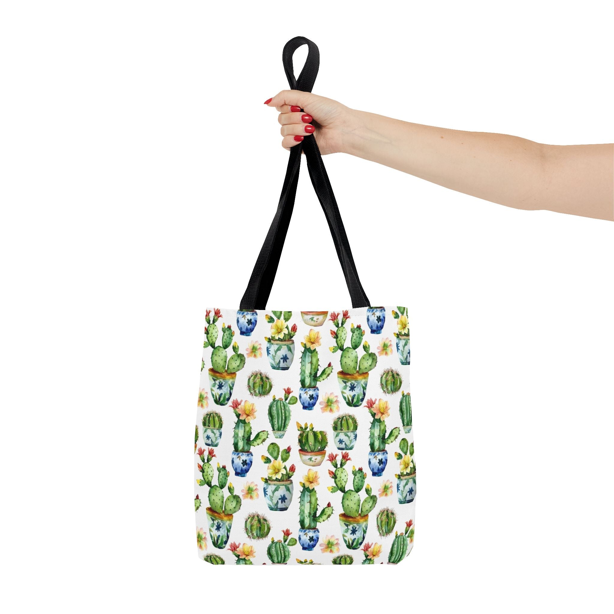 Sol y Alegría (Sun and Joy) Collection- Cactus Succulent Pattern Microfiber Blanket Soft Velveteen Throw for Home & Garden Lovers Cactus Watercolor Tote Bag – Floral Potted Succulent Pattern All-Over Print - Creations by Chris and Carlos