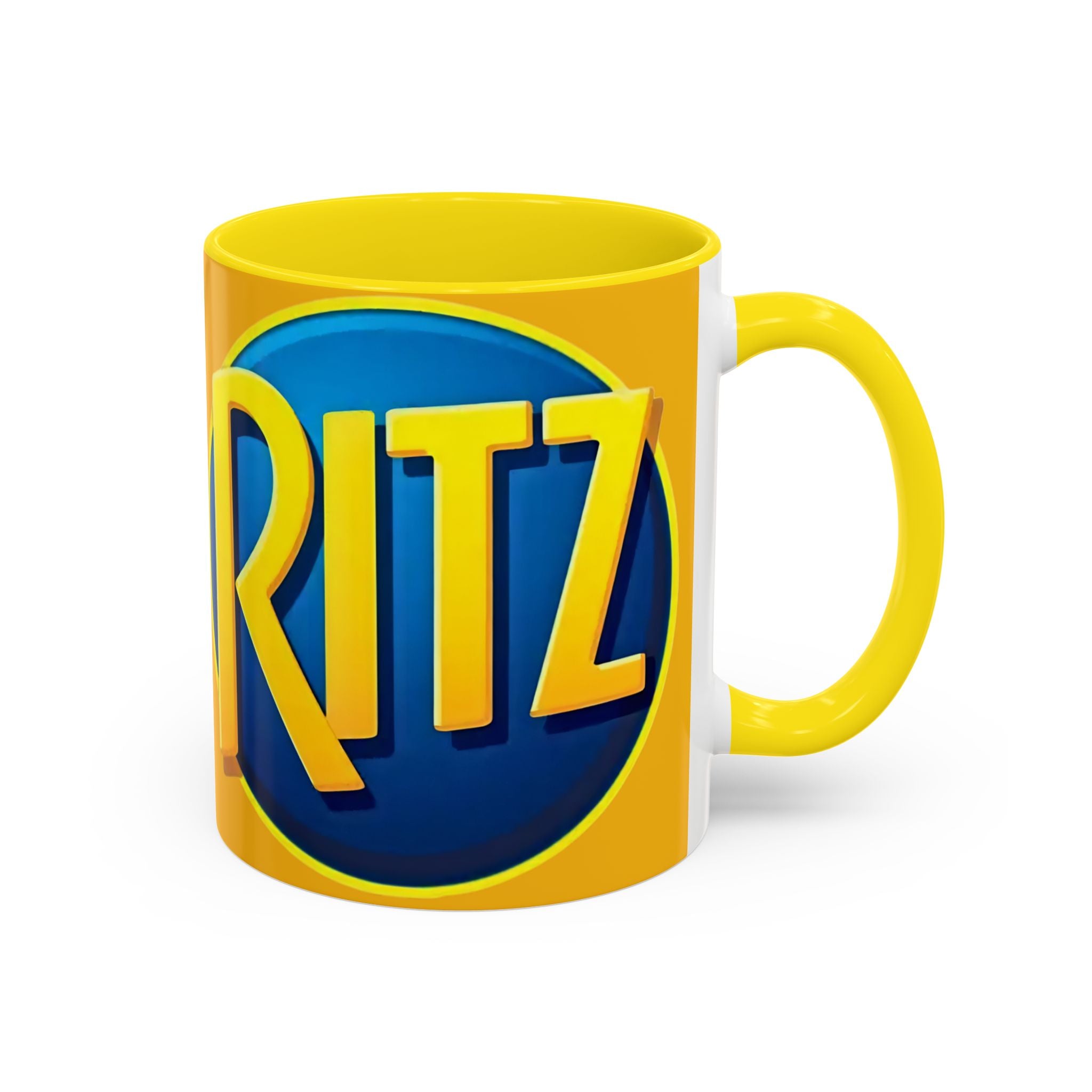 Ritz Logo Accent Coffee Mug — Branded Snack Lover Gift (11/15oz) - Creations by Chris and Carlos
