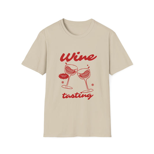 Wine Tasting T-Shirt — Clinking Glasses Wine Lover Shirt - Creations by Chris and Carlos