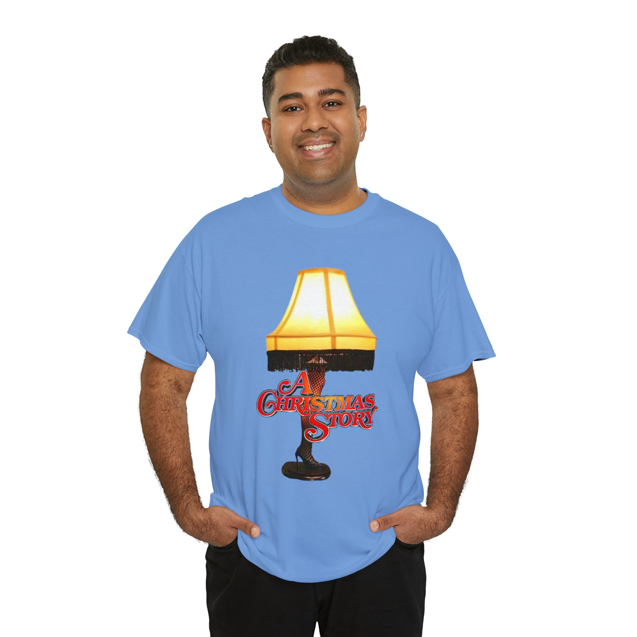 A Christmas Story- Leg Lamp Unisex Heavy Cotton T-Shirt - Creations by Chris and Carlos