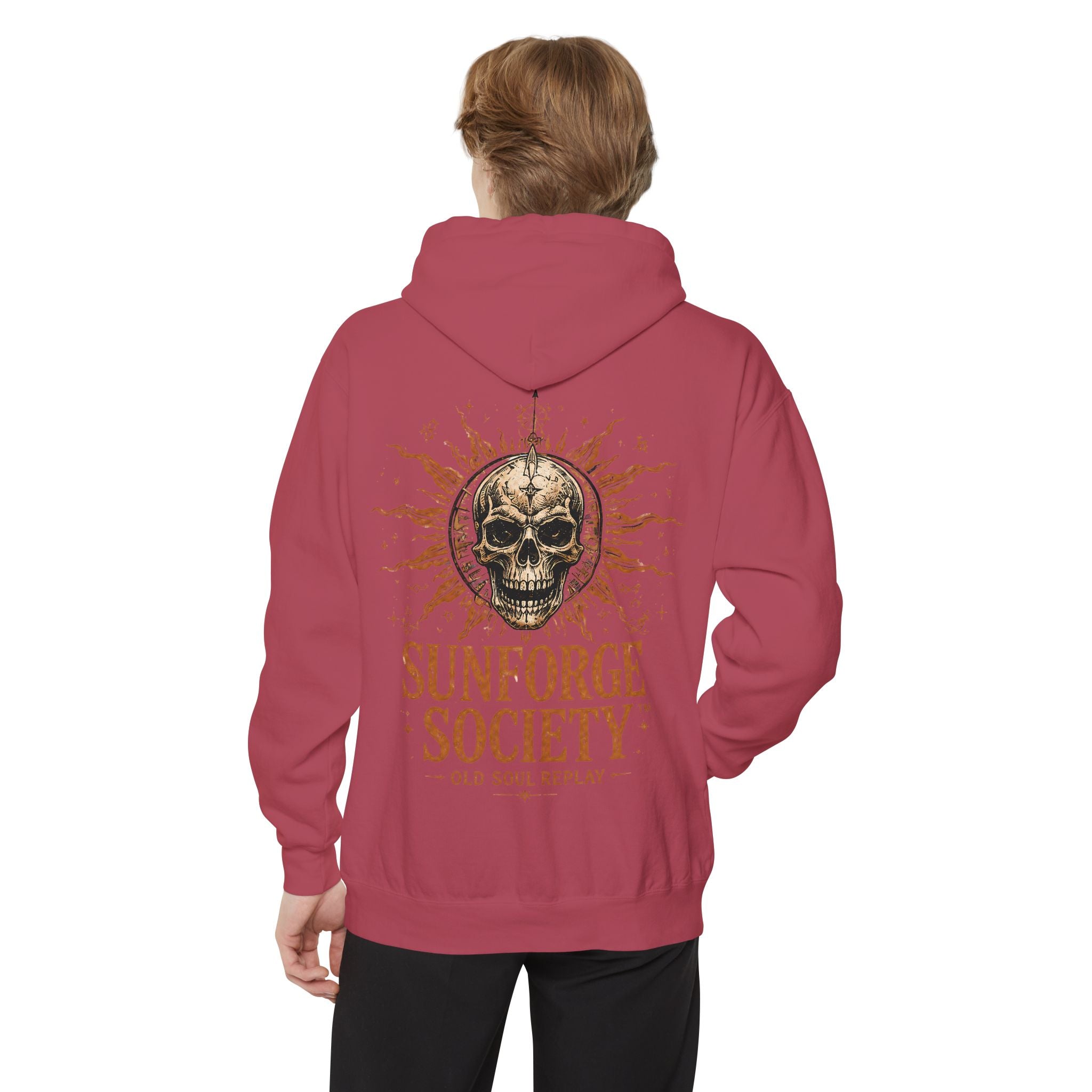 Sun Forge Steampunk Garment-Dyed Hoodie - Creations by Chris and Carlos