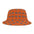 Orange Plaid Bucket Hat — Retro Check The Match Game Pattern Sun Hat