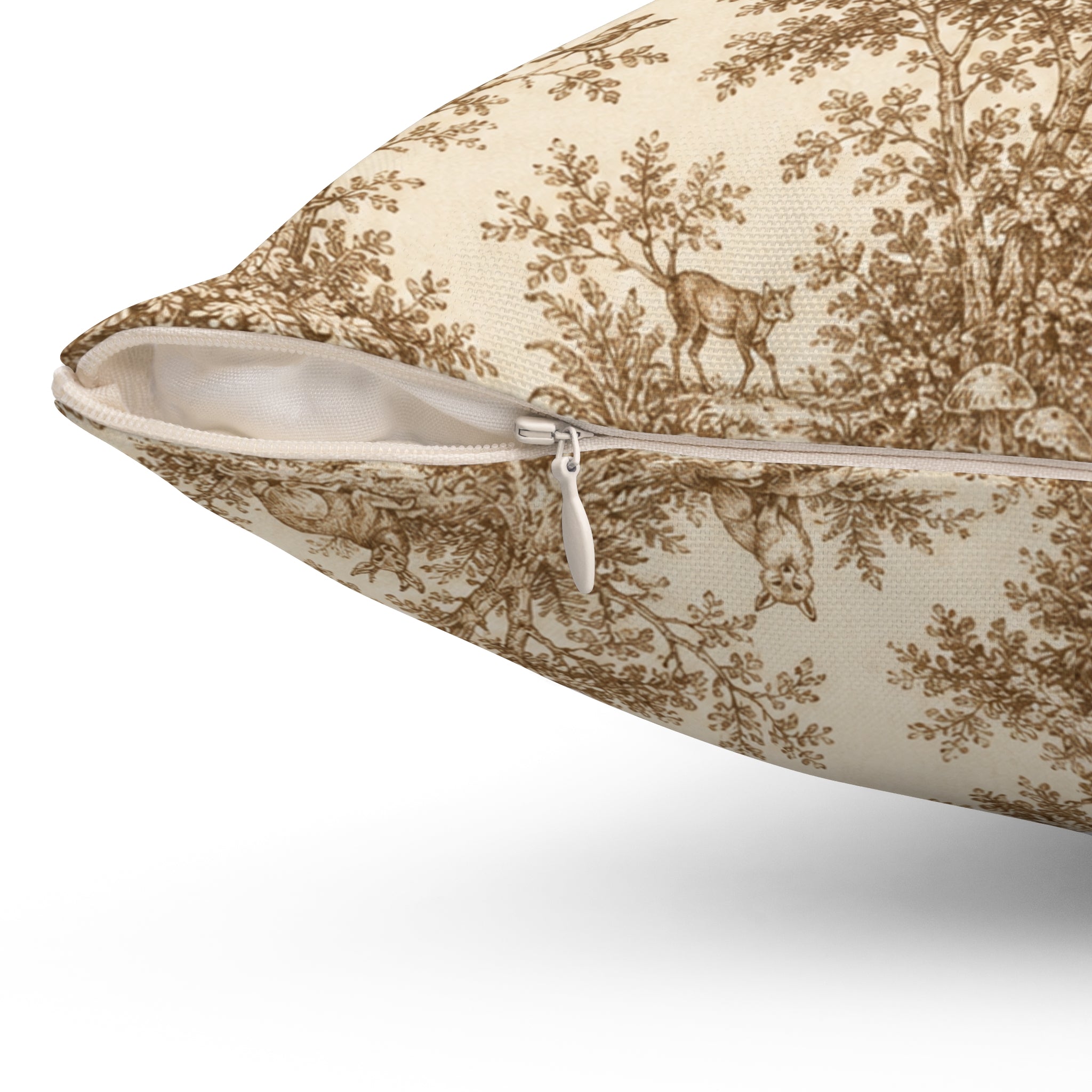 Old Soul Harvest™ Woodland Toile Throw Pillow - Throw Pillow from Old Soul Harvest Woodland Trail