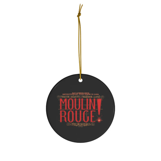 Moulin Rouge- Ceramic Ornament, 4 Shapes - Creations by Chris and Carlos