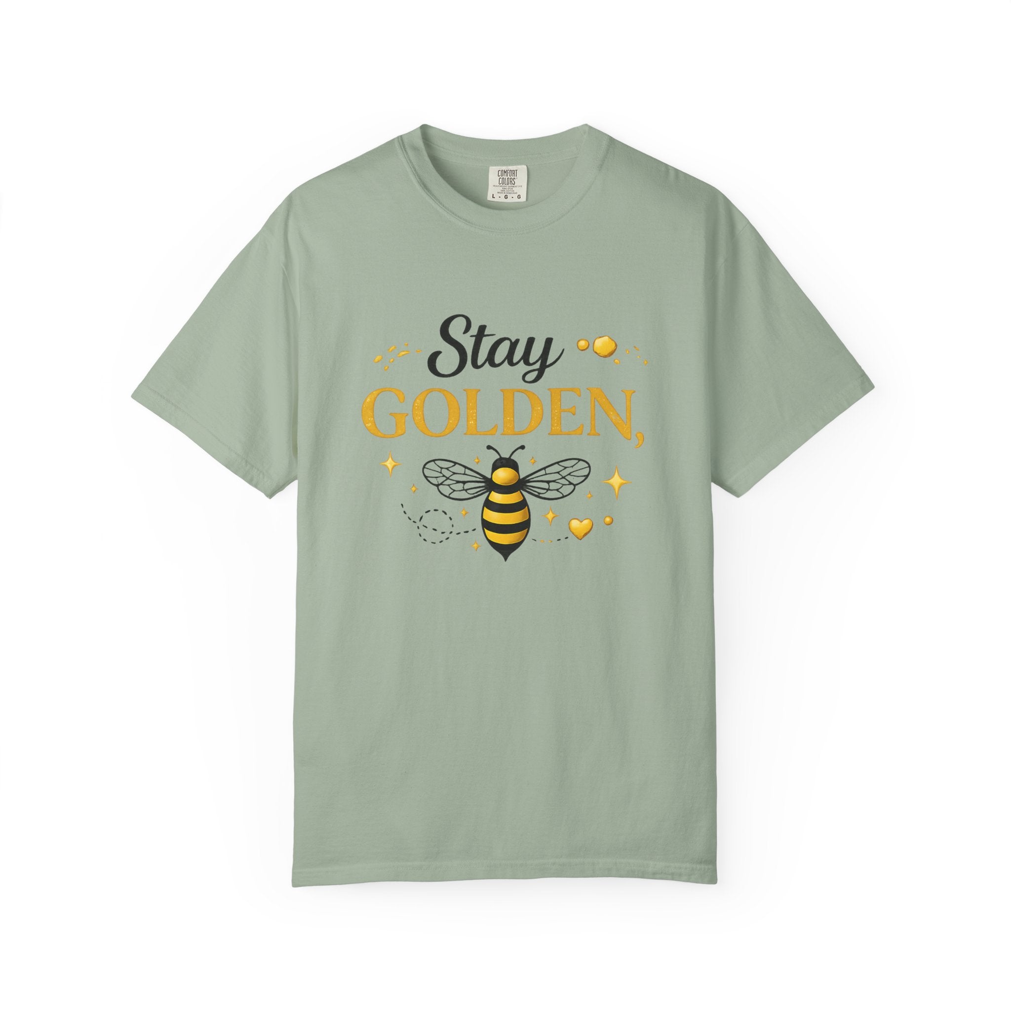Stay Golden Bee T-Shirt — Inspirational Bee Graphic Tee - Creations by Chris and Carlos