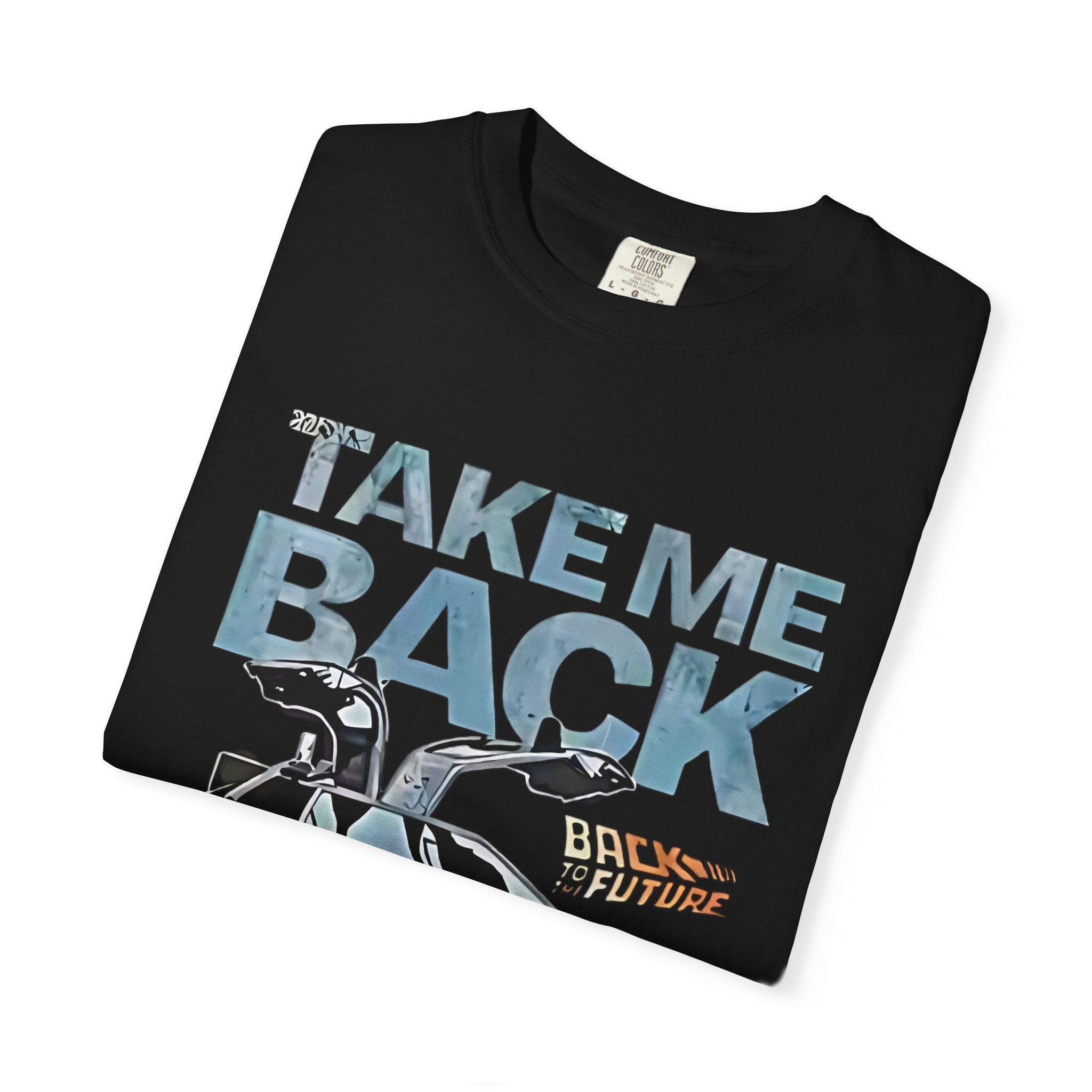 Retro 'Take Me Back to 1985' T-Shirt — Vintage DeLorean Back to the Future Tee - Creations by Chris and Carlos