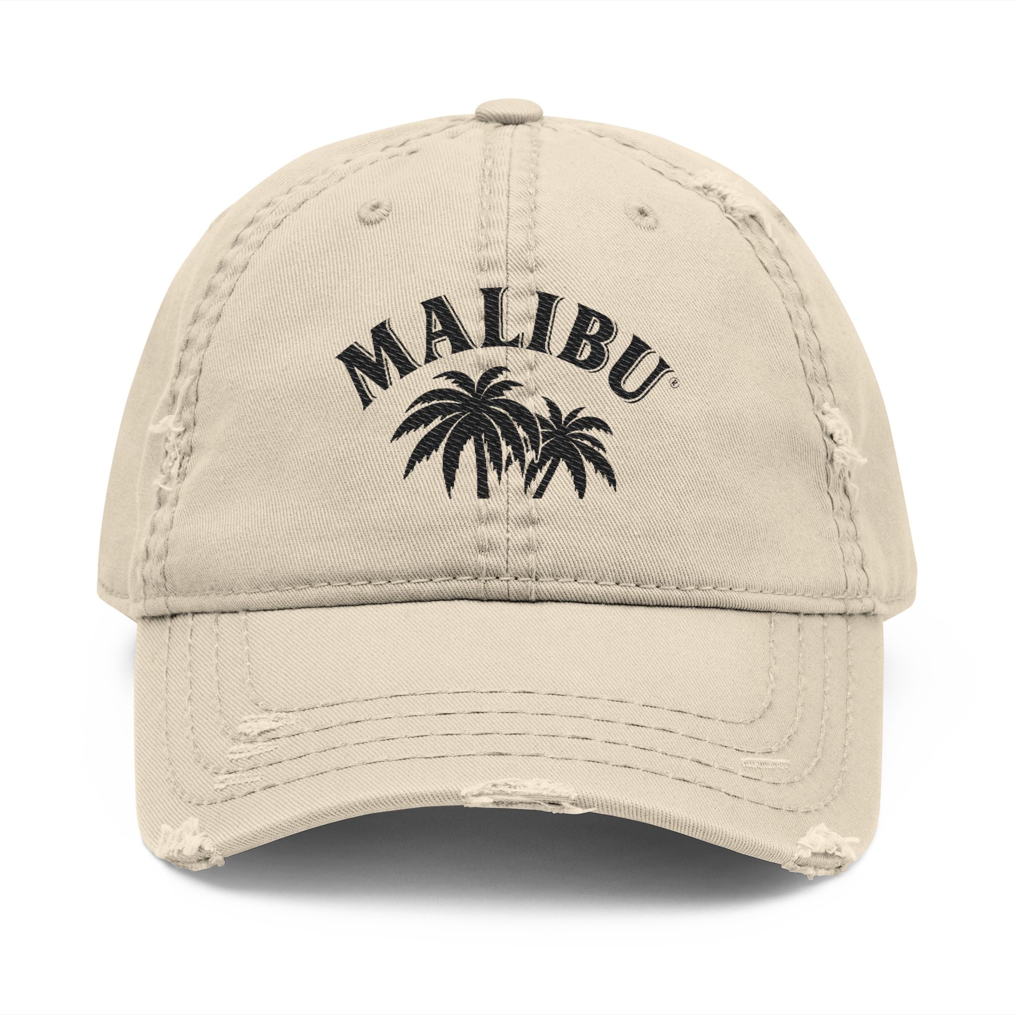 Malibu Palm Distressed Dad Hat - Creations by Chris and Carlos