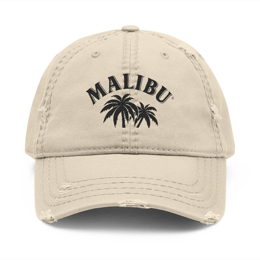 Malibu Palm Distressed Dad Hat - Creations by Chris and Carlos