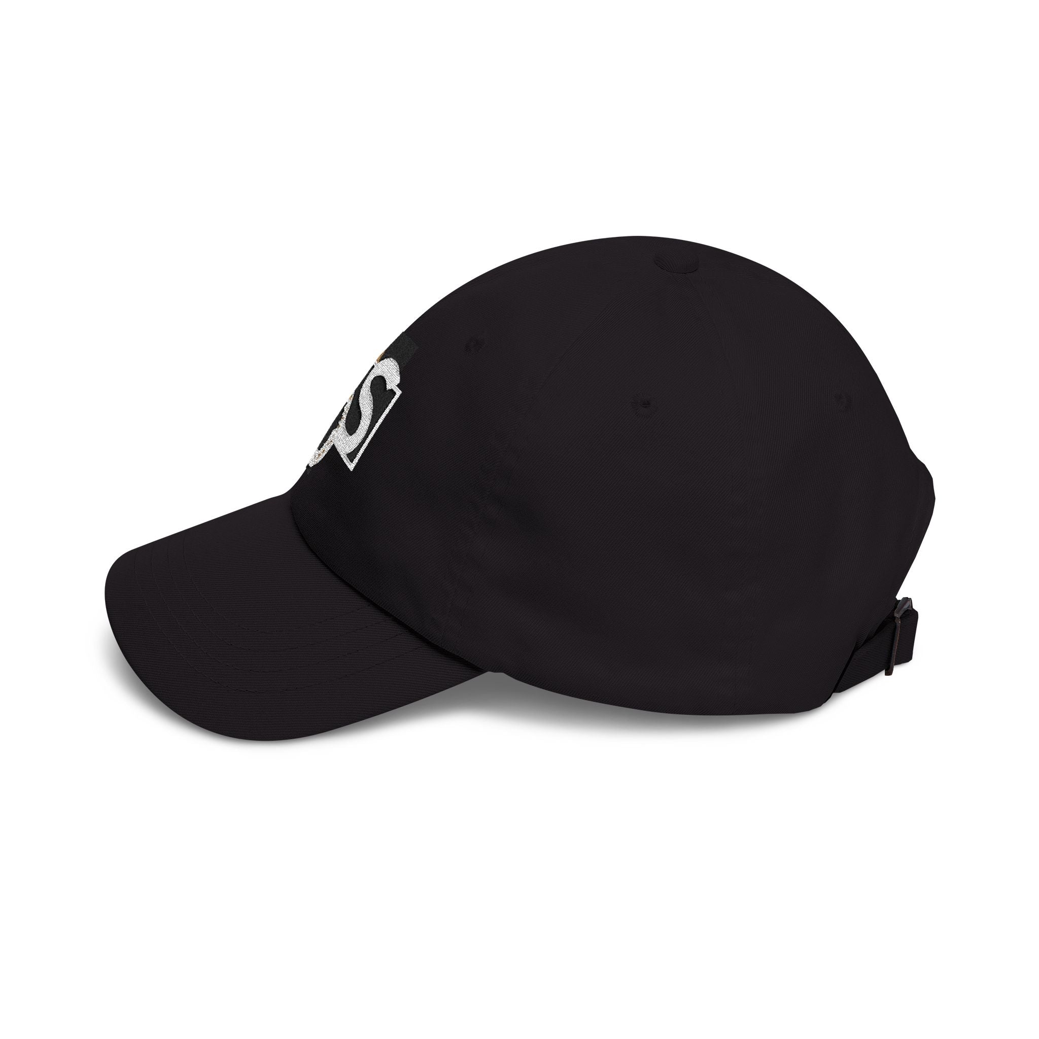 Classic Dad Cap – 'Old Soul' Retro Block Logo Embroidered Baseball Hat - Creations by Chris and Carlos