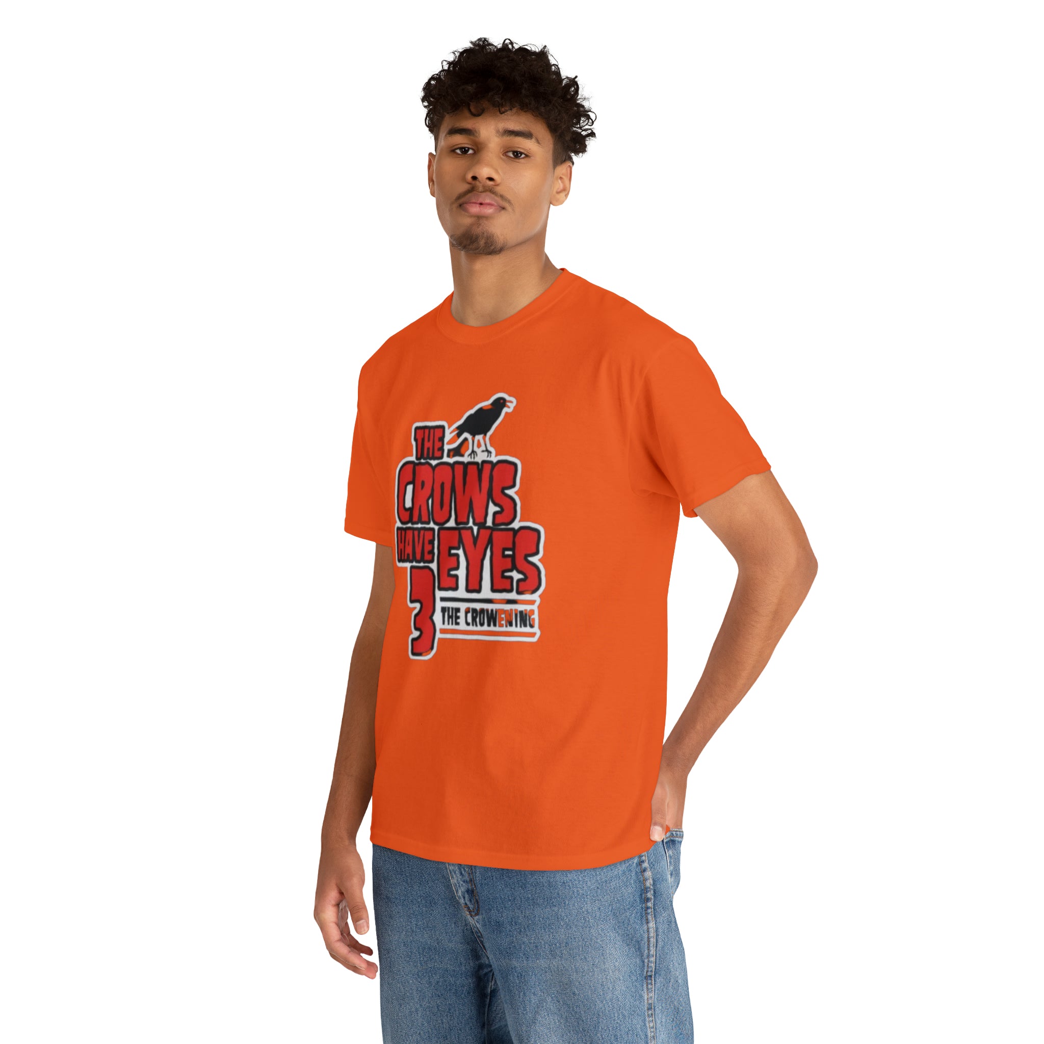 The Crows have eyes 3- Unisex Heavy Cotton T-Shirt - Creations by Chris and Carlos