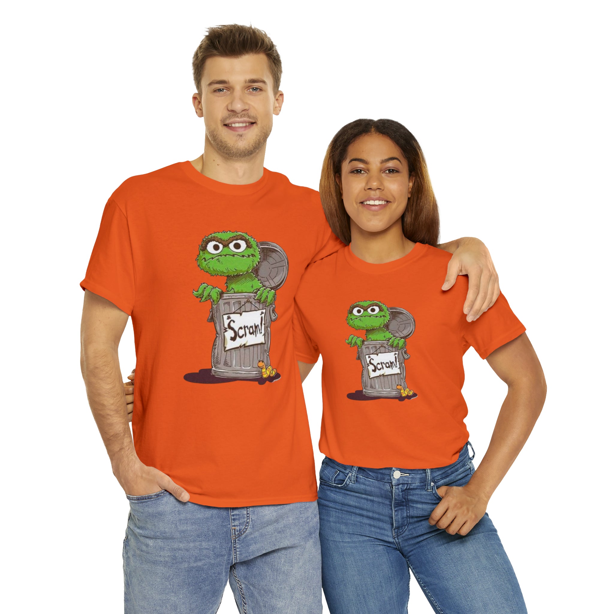 Oscar the Grouch- Unisex Heavy Cotton T-Shirt - Creations by Chris and Carlos