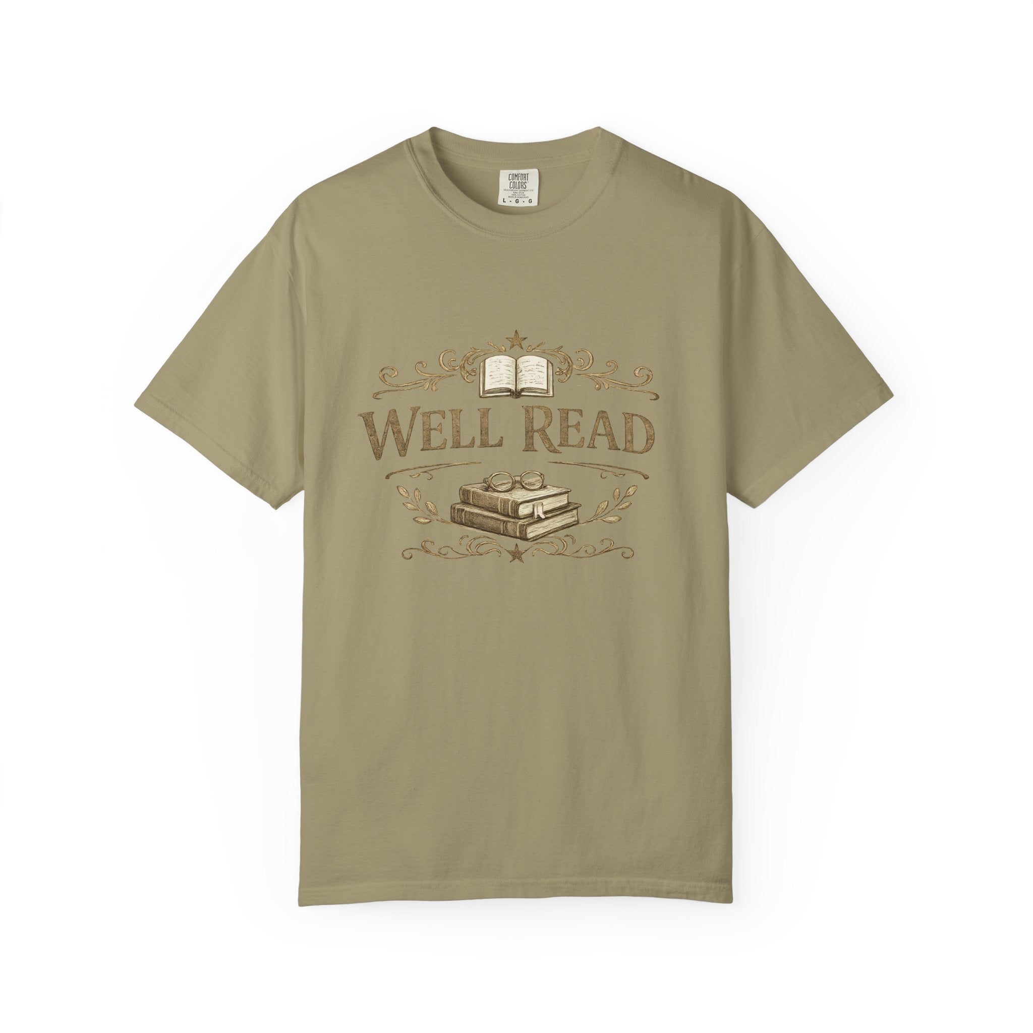 Well Read T-Shirt — Vintage Book Lover Tee - Creations by Chris and Carlos