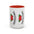Smucker’s Strawberry Logo Accent Coffee Mug (11/15oz) - Creations by Chris and Carlos