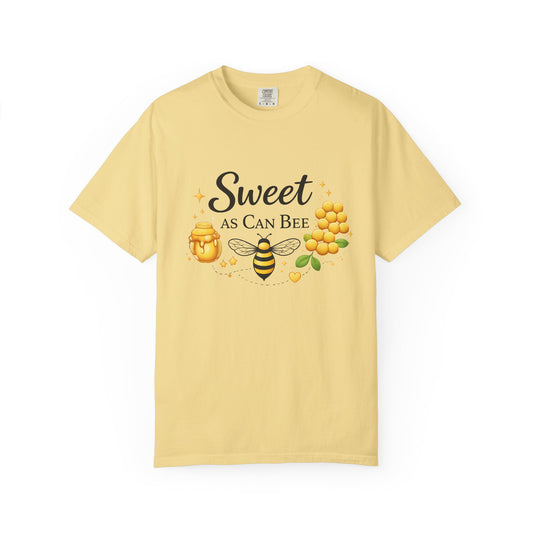 Sweet As Can Bee T-Shirt — Cute Bee & Honey Graphic Tee - Creations by Chris and Carlos
