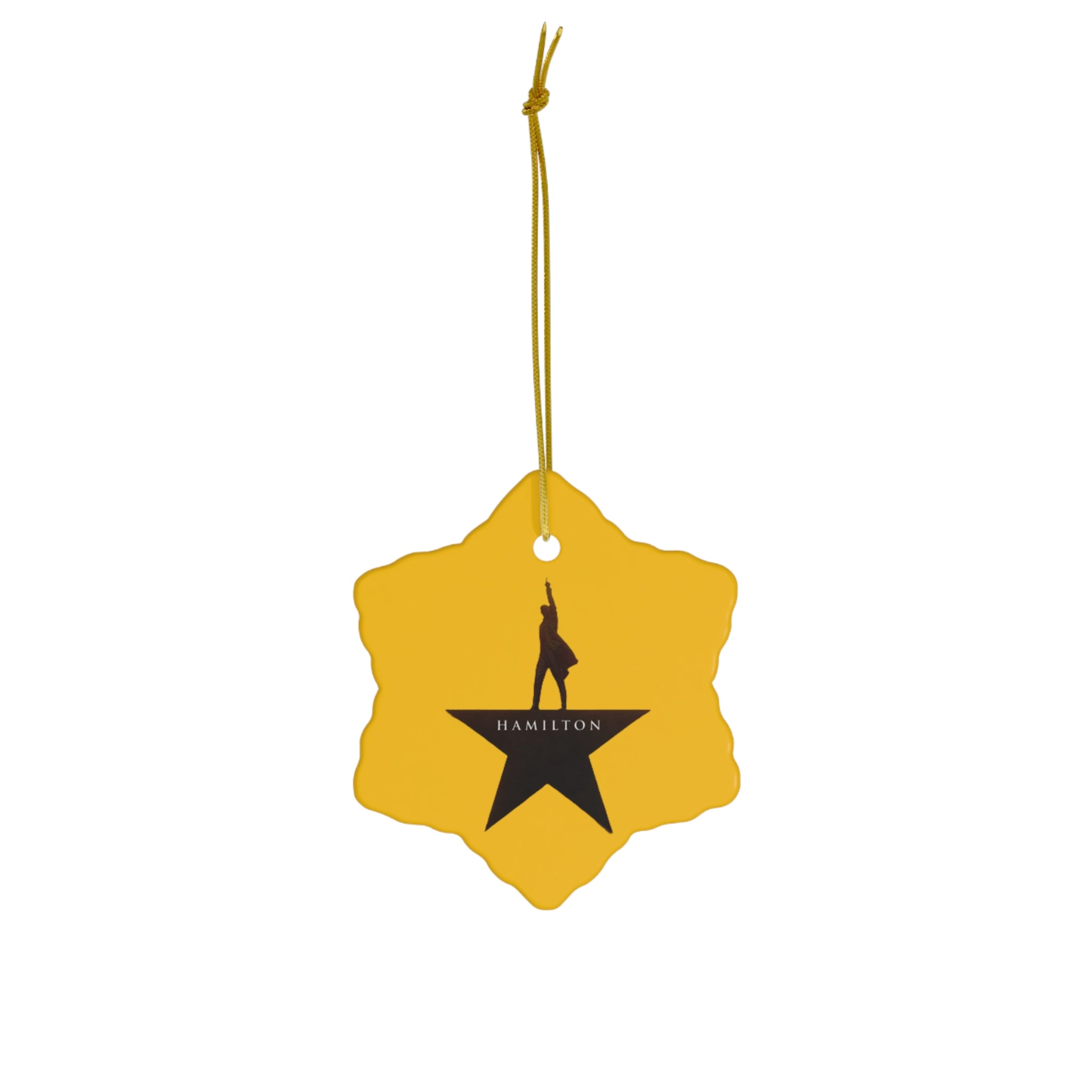 Hamilton the Musical- Ceramic Ornament, 4 Shapes - Creations by Chris and Carlos