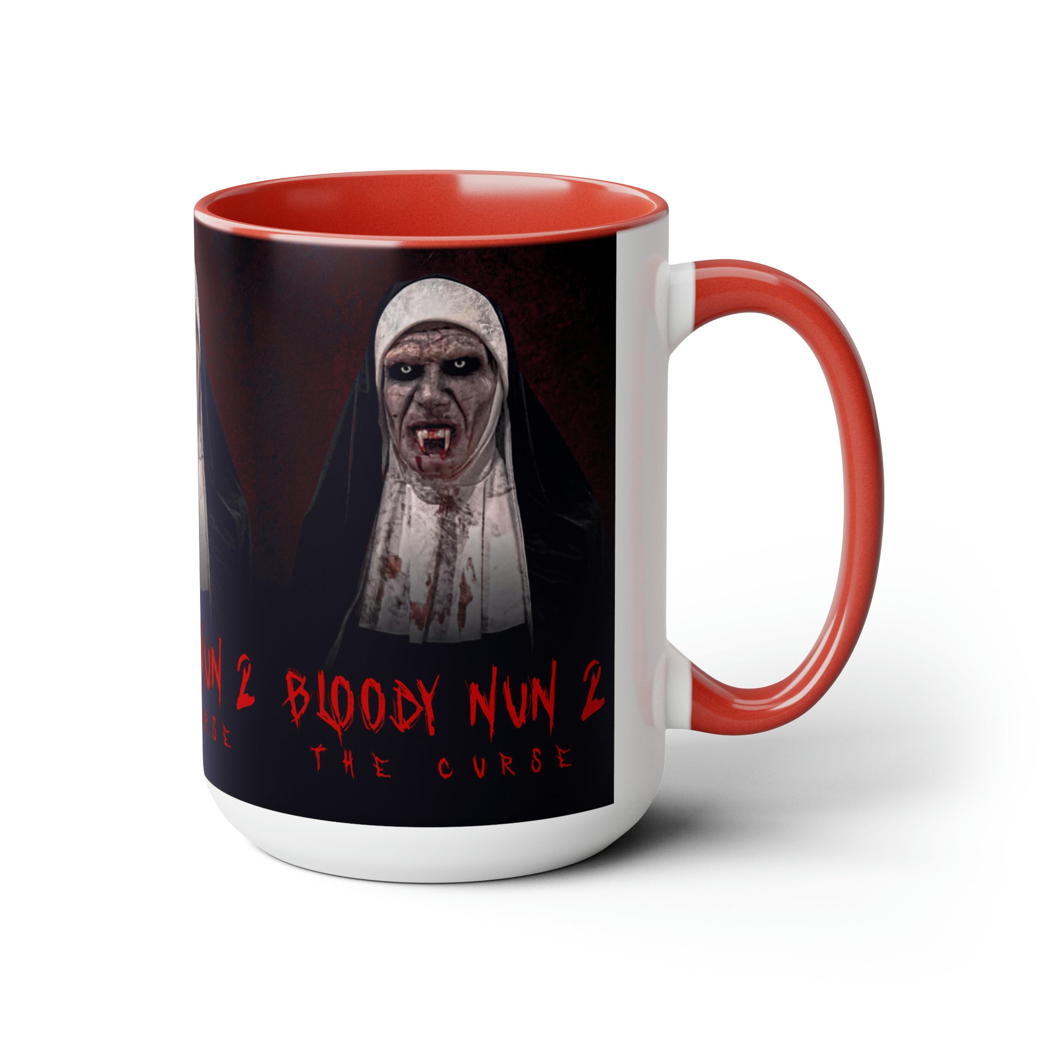 The Nun 2- Two-Tone Coffee Mugs, 15oz - Creations by Chris and Carlos