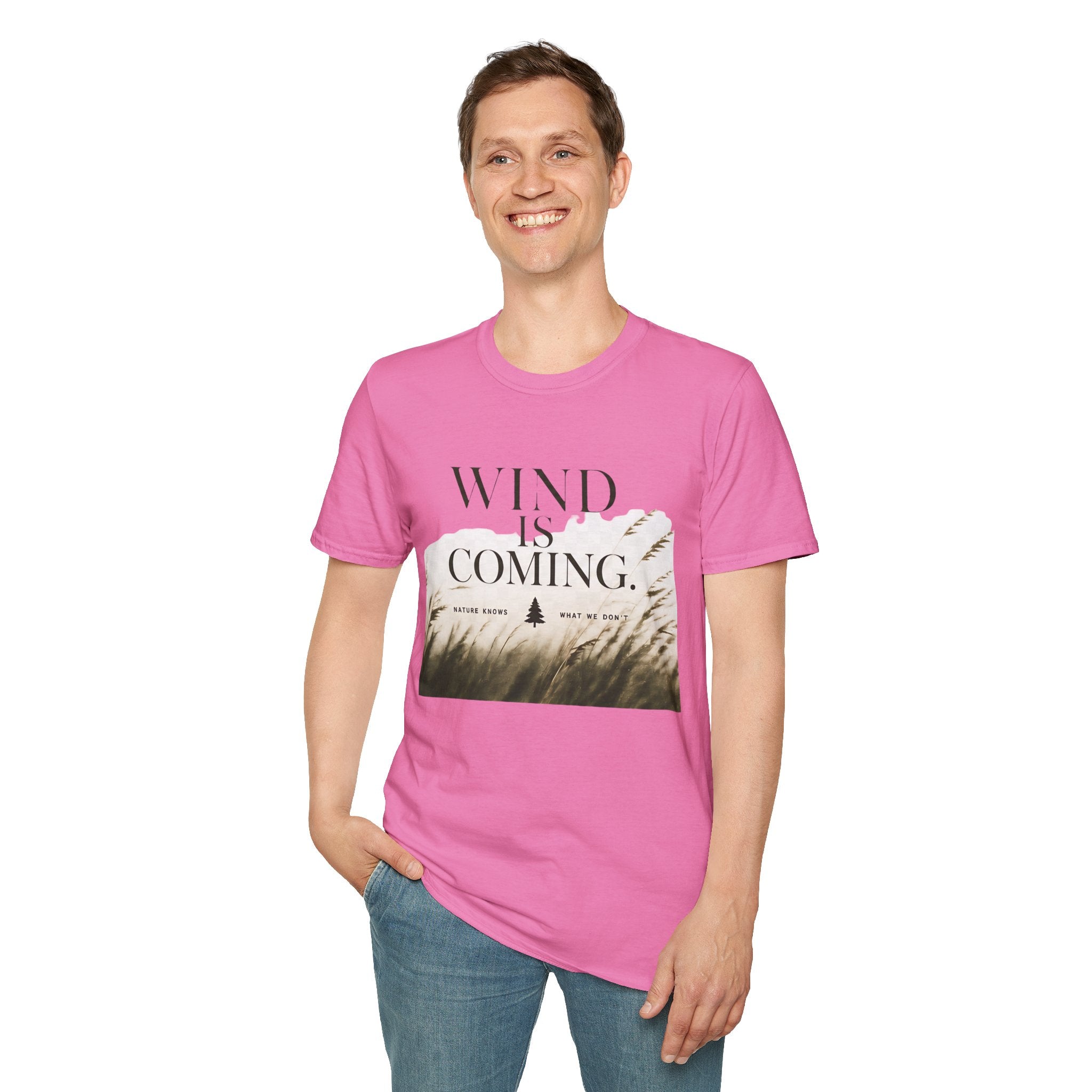 Wind Is Coming T-Shirt — Nature Breeze Graphic Tee - Creations by Chris and Carlos