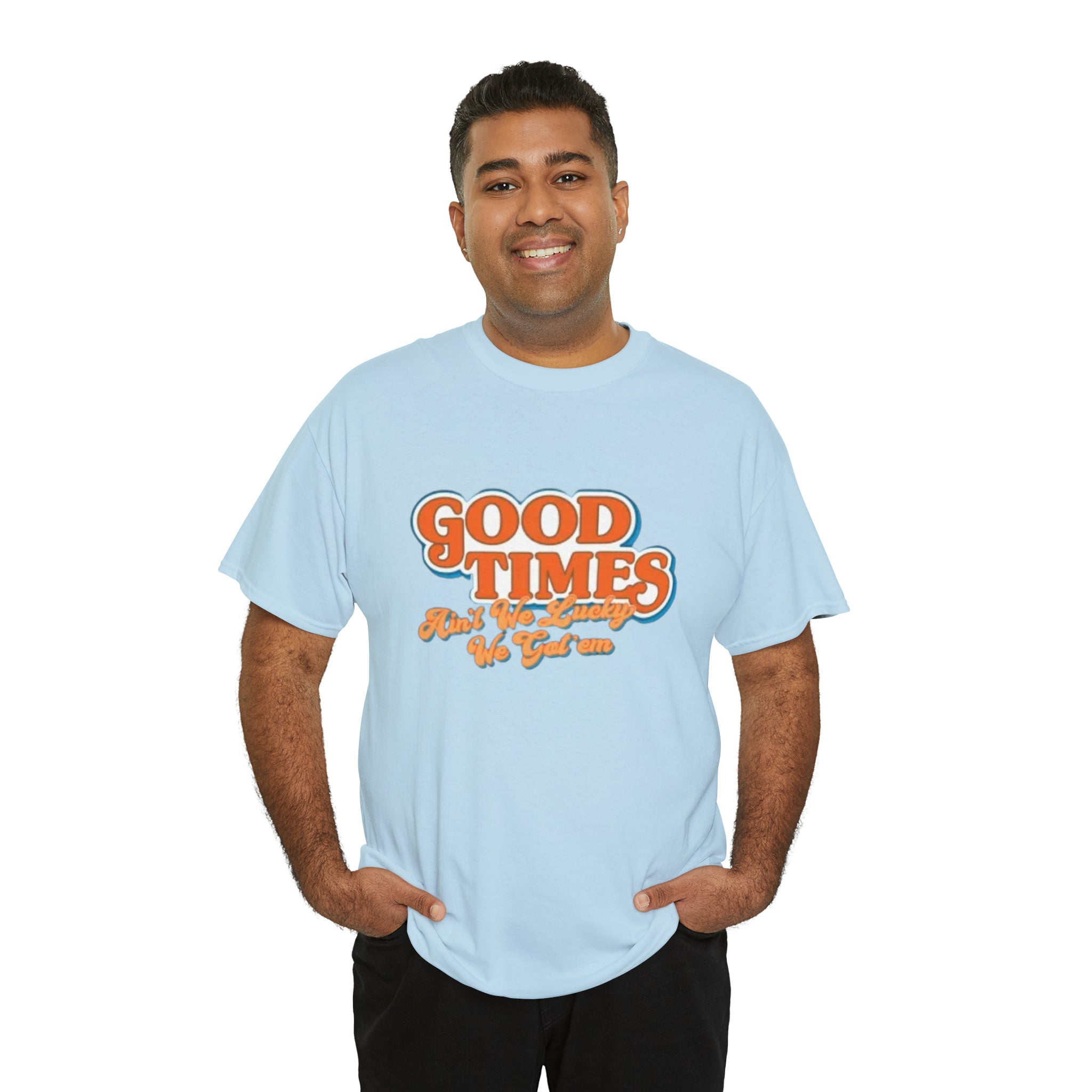 Good Times 70's TV Show- Unisex Heavy Cotton T-Shirt - Creations by Chris and Carlos
