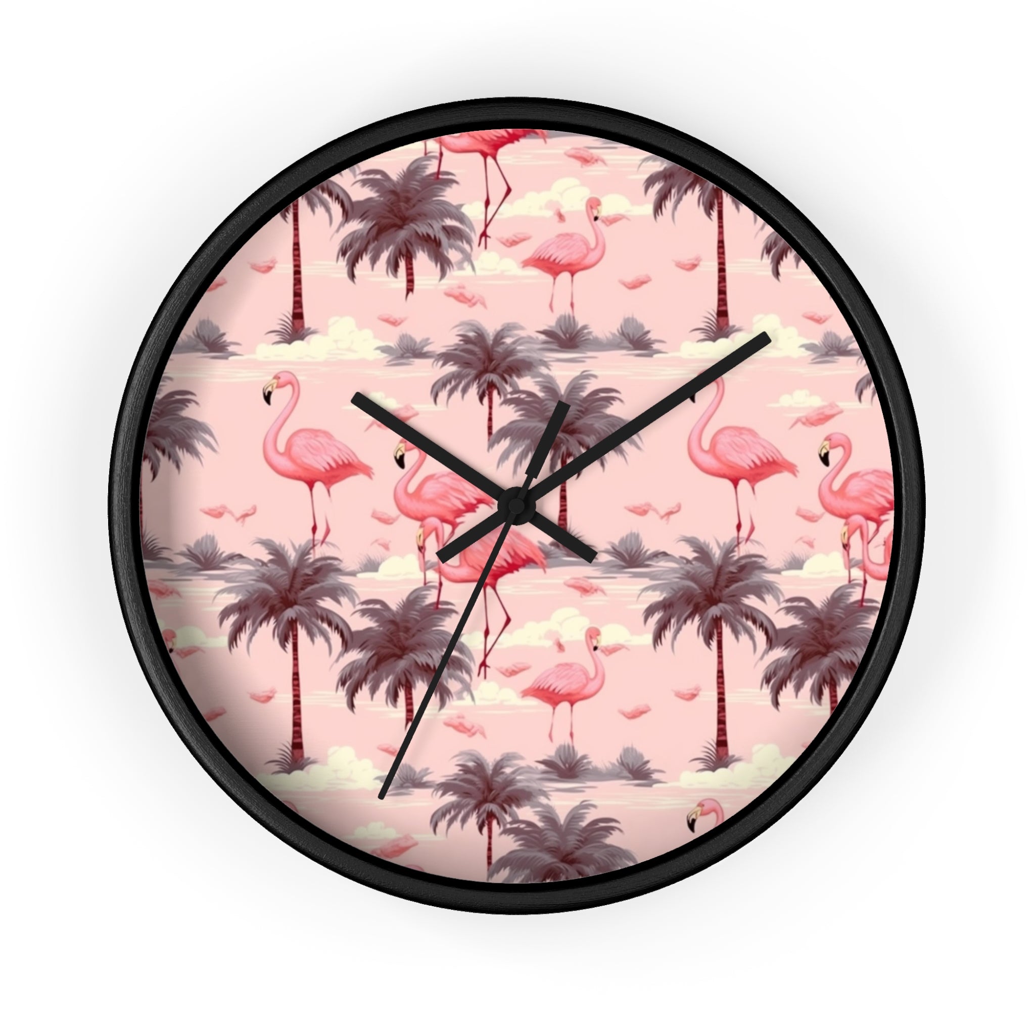 Flamingo- Wall Clock - Creations by Chris and Carlos