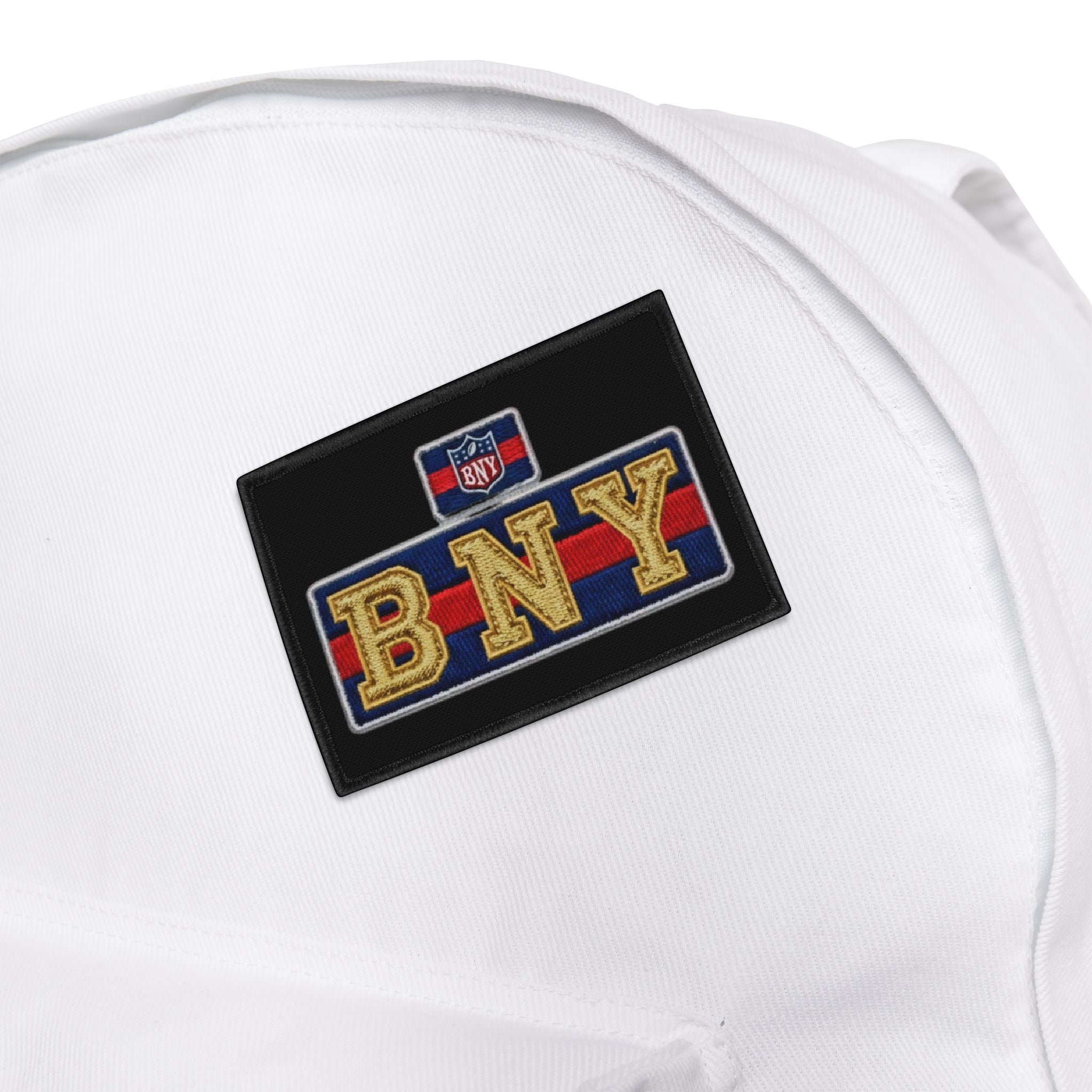 BNY Iron-On Patch — Retro Lettering Badge for Jackets, Bags & Denim - Creations by Chris and Carlos